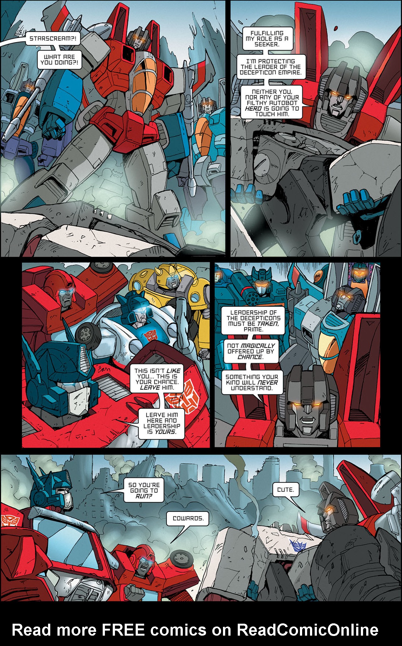 Read online The Transformers: All Hail Megatron comic -  Issue #12 - 18