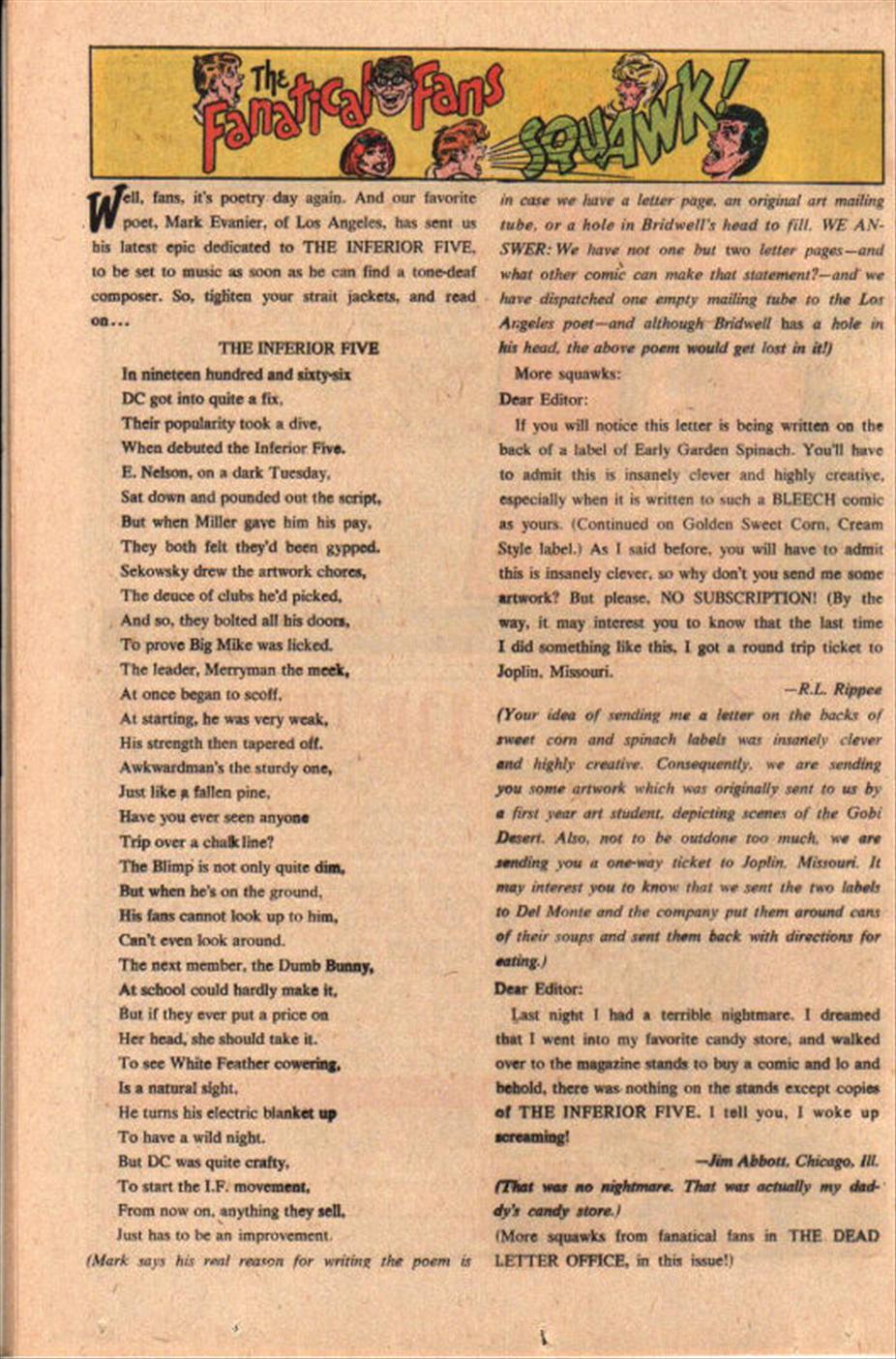 Read online The Inferior Five comic -  Issue #6 - 24