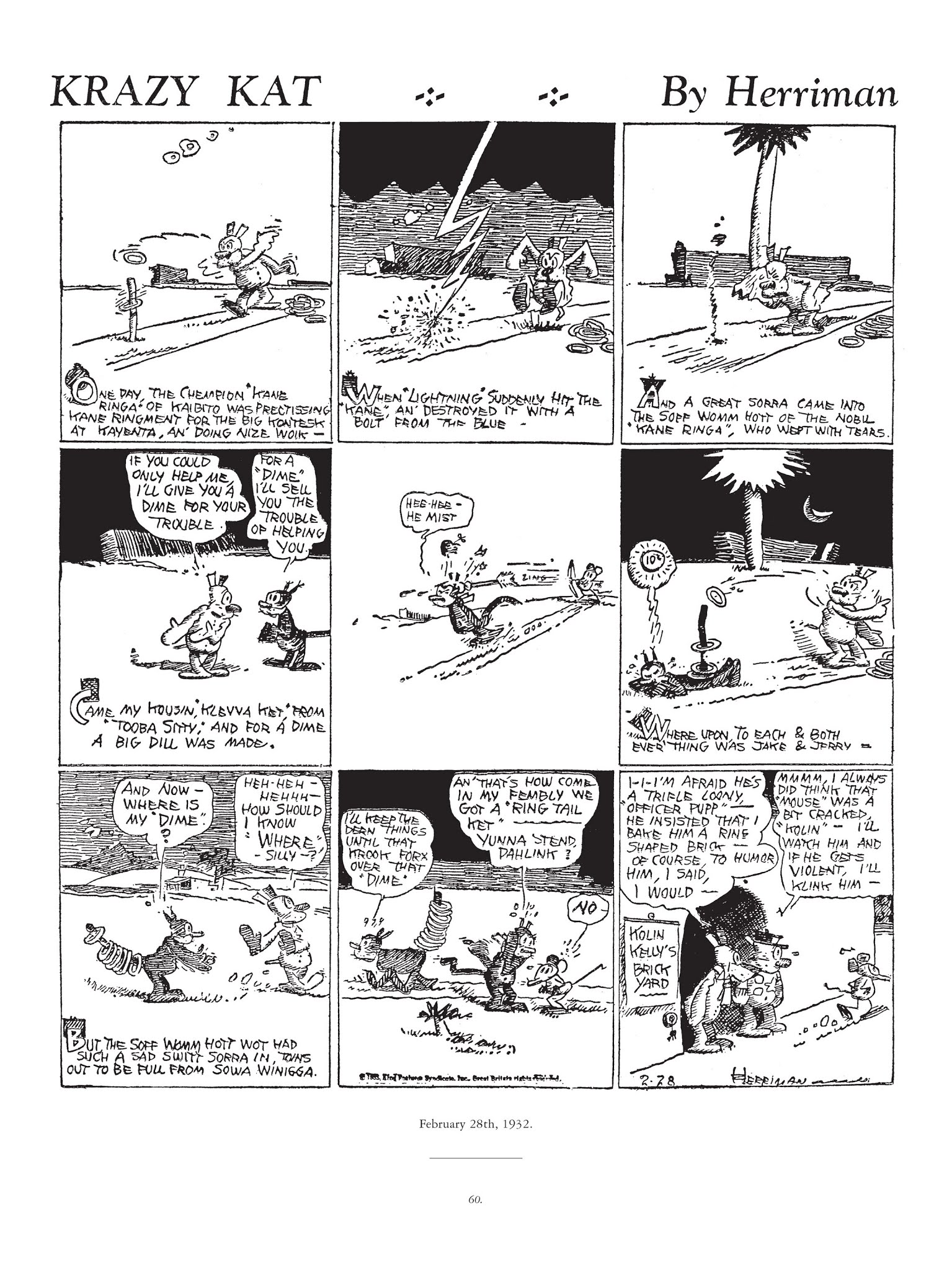 Read online Krazy & Ignatz comic -  Issue # TPB 7 - 57