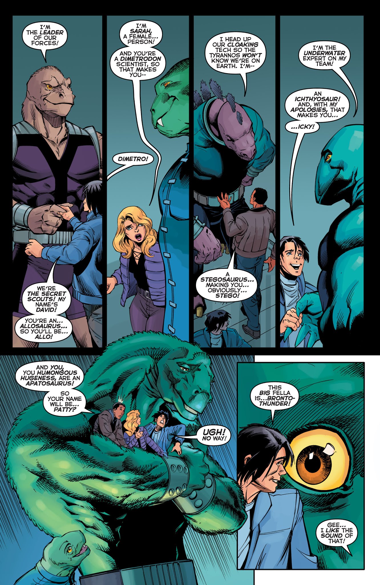 Read online Dinosaucers comic -  Issue #3 - 18