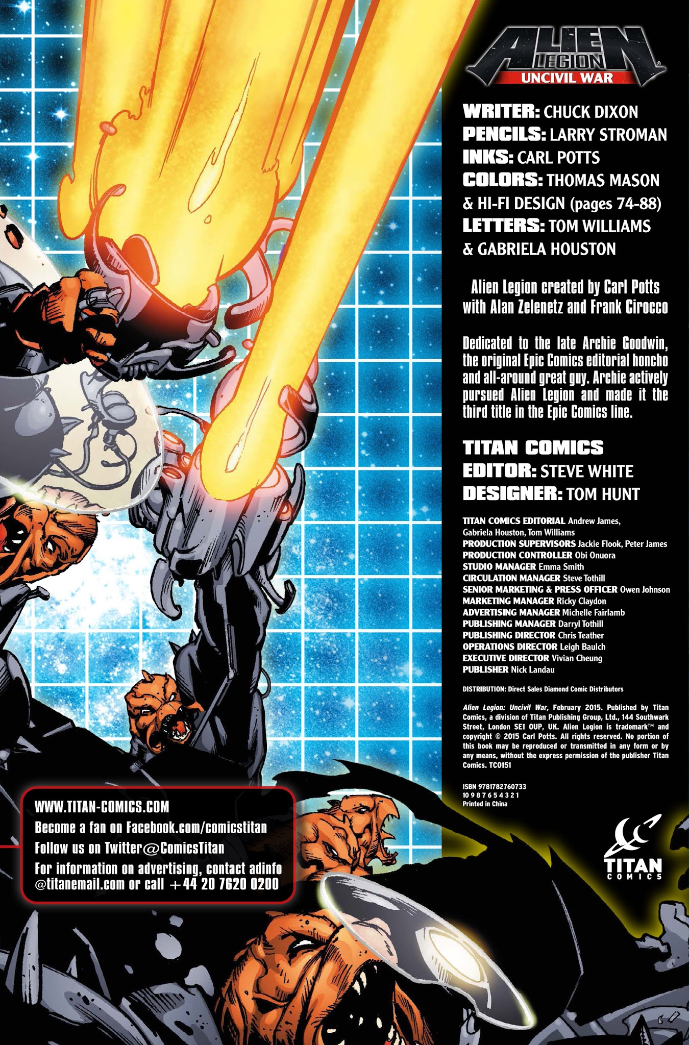 Read online Alien Legion: Uncivil War comic -  Issue # TPB - 3