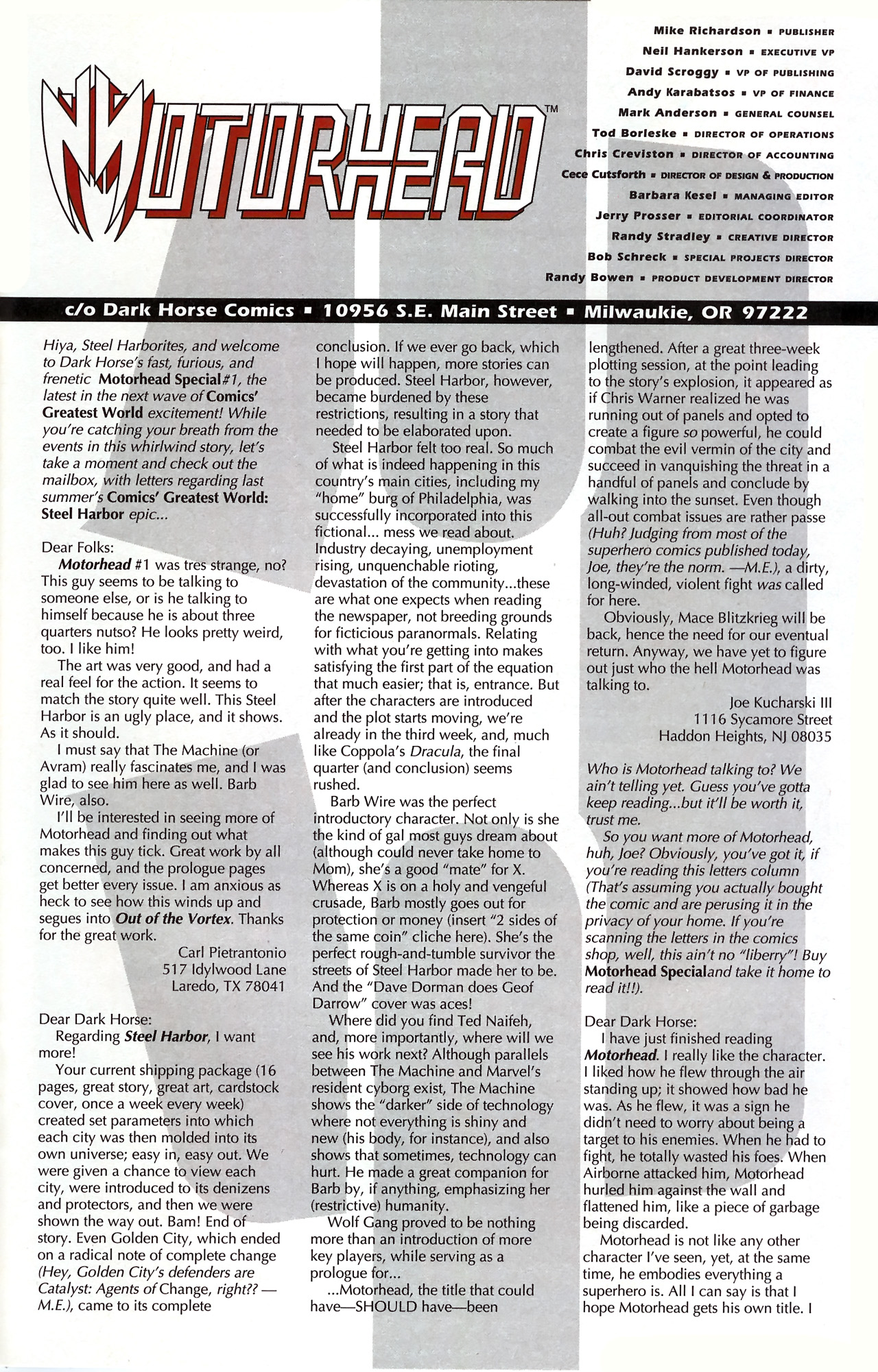 Read online Motorhead Special comic -  Issue # Full - 40