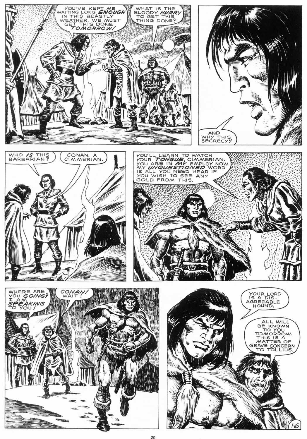 Read online The Savage Sword Of Conan comic -  Issue #155 - 22