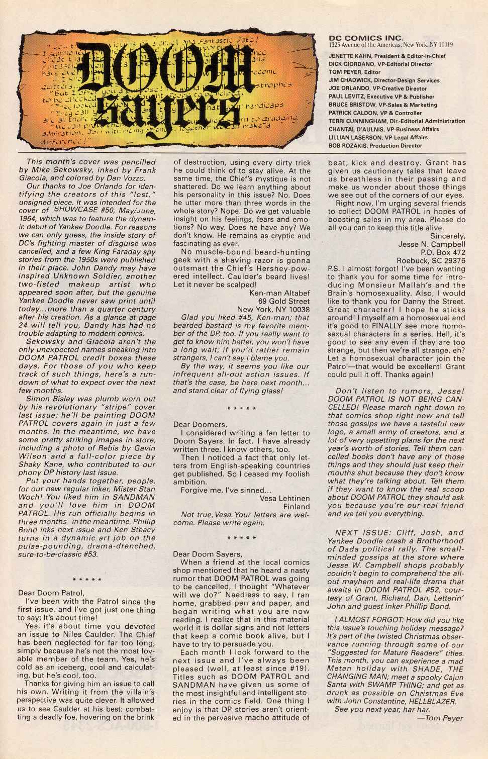 Read online Doom Patrol (1987) comic -  Issue #51 - 26