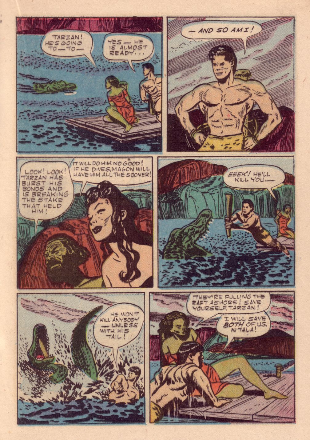 Read online Tarzan (1948) comic -  Issue #25 - 23