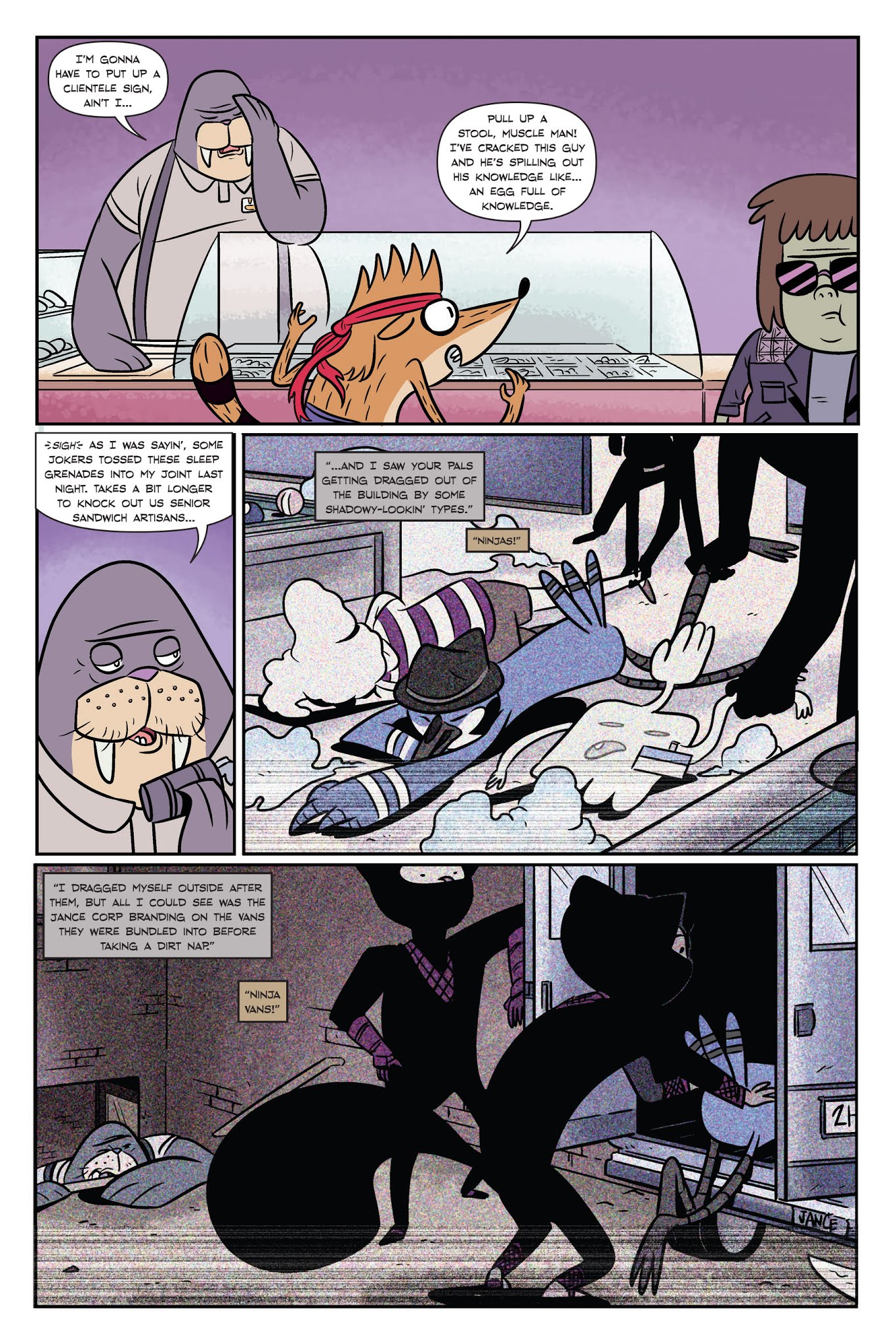Read online Regular Show: Noir Means Noir, Buddy comic -  Issue # TPB (Part 1) - 76