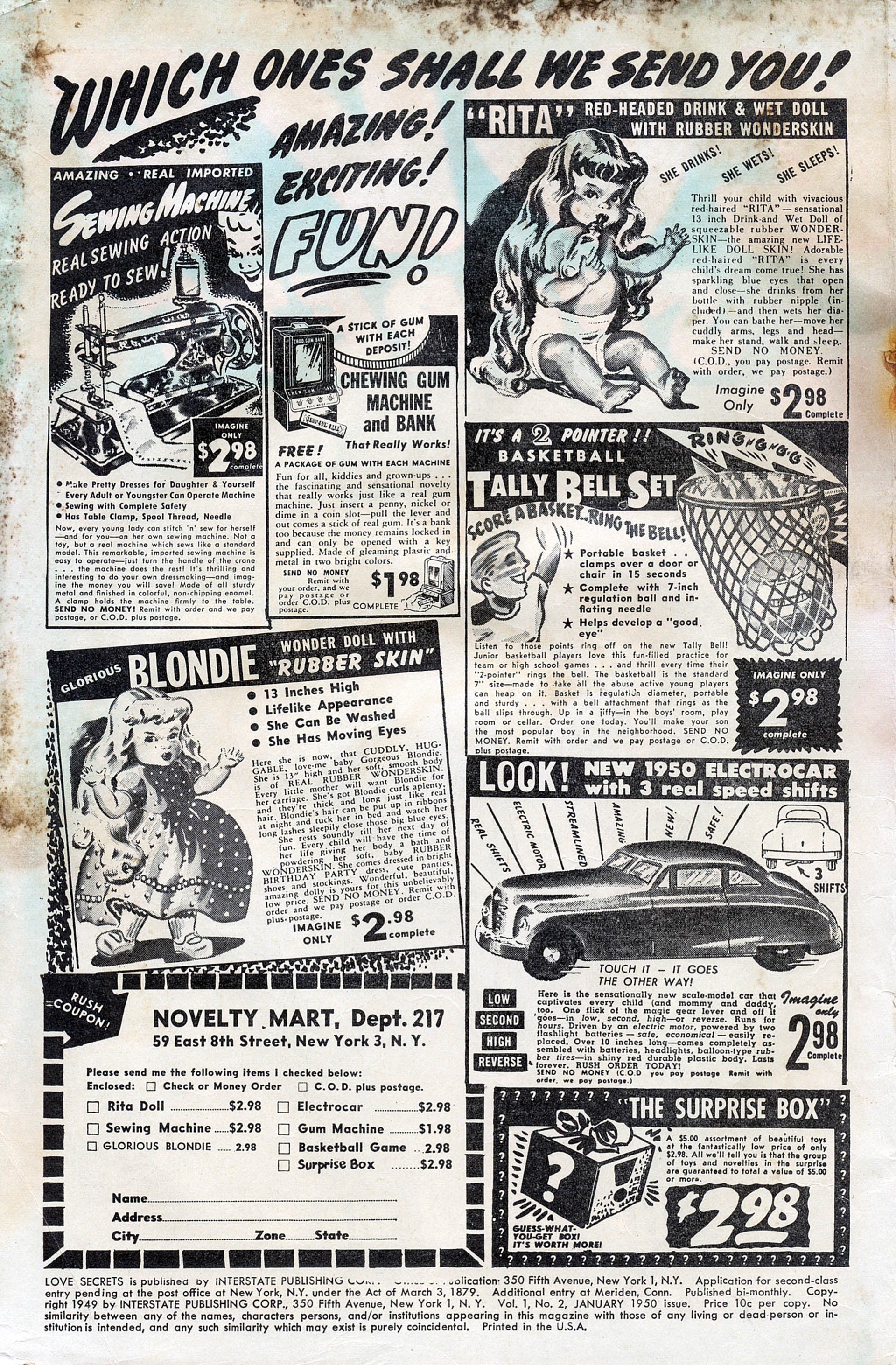 Read online Love Secrets (1949) comic -  Issue #2 - 2