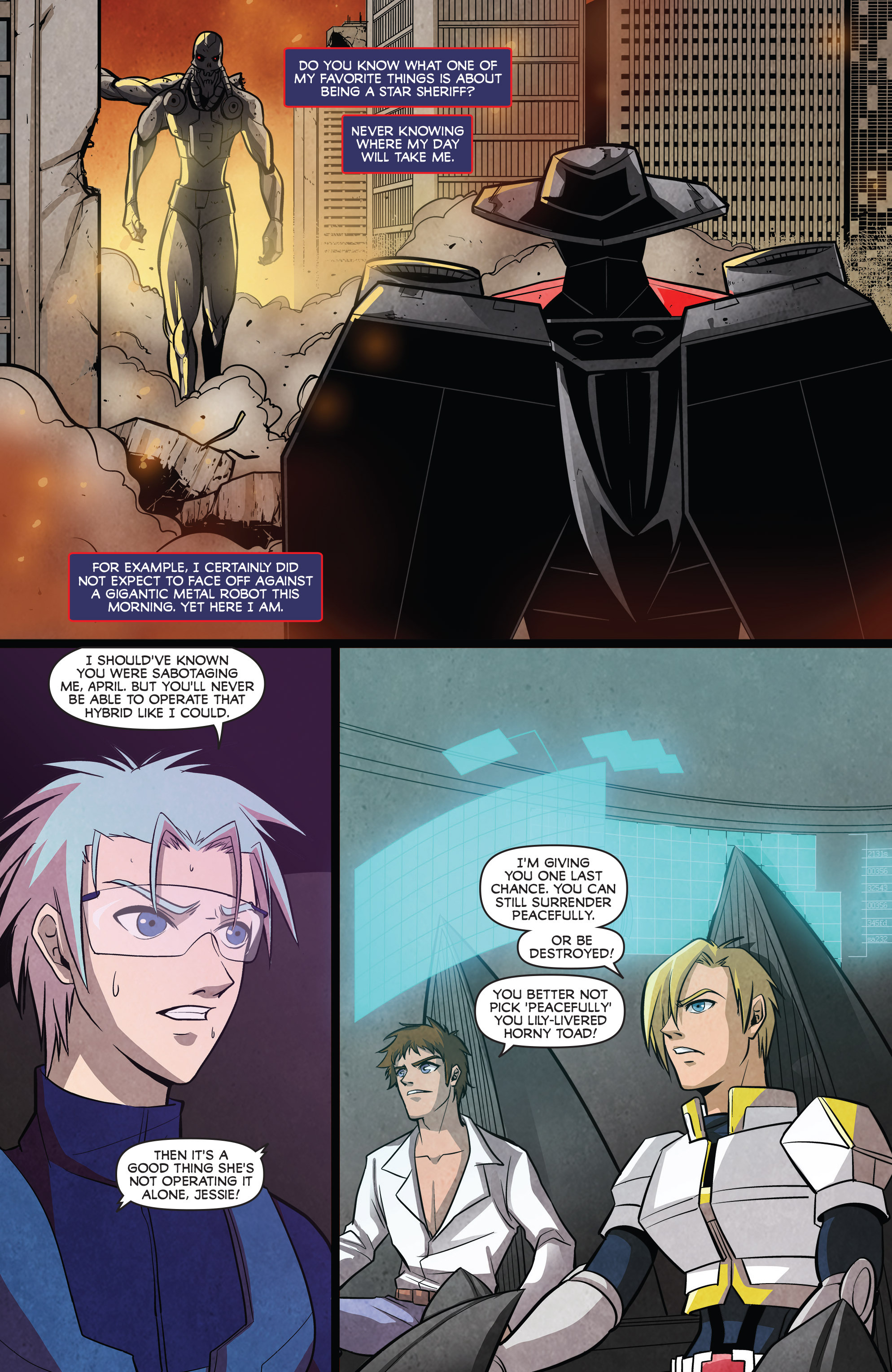 Read online Saber Rider and the Star Sheriffs comic -  Issue #4 - 15