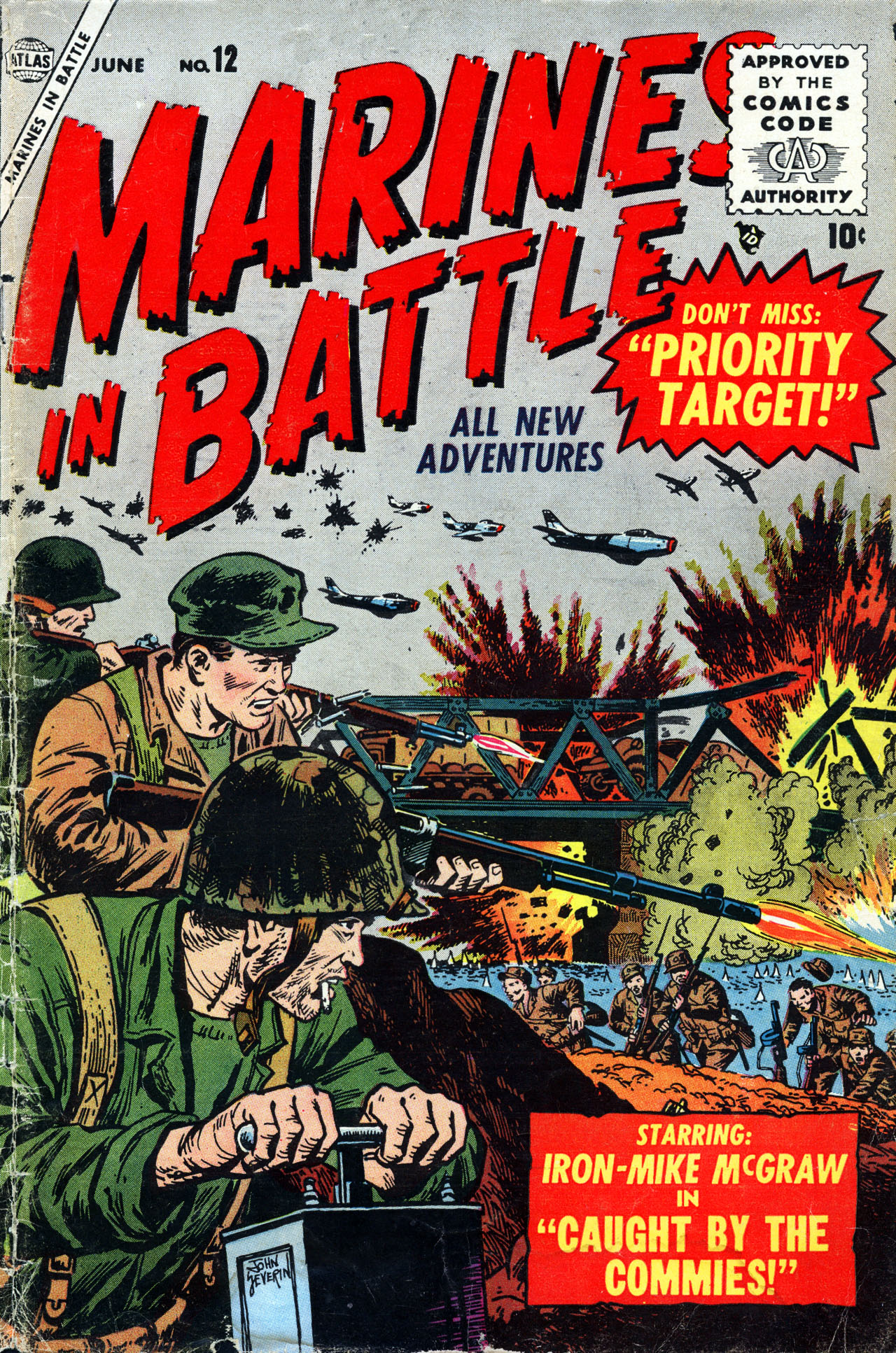 Read online Marines in Battle comic -  Issue #12 - 1