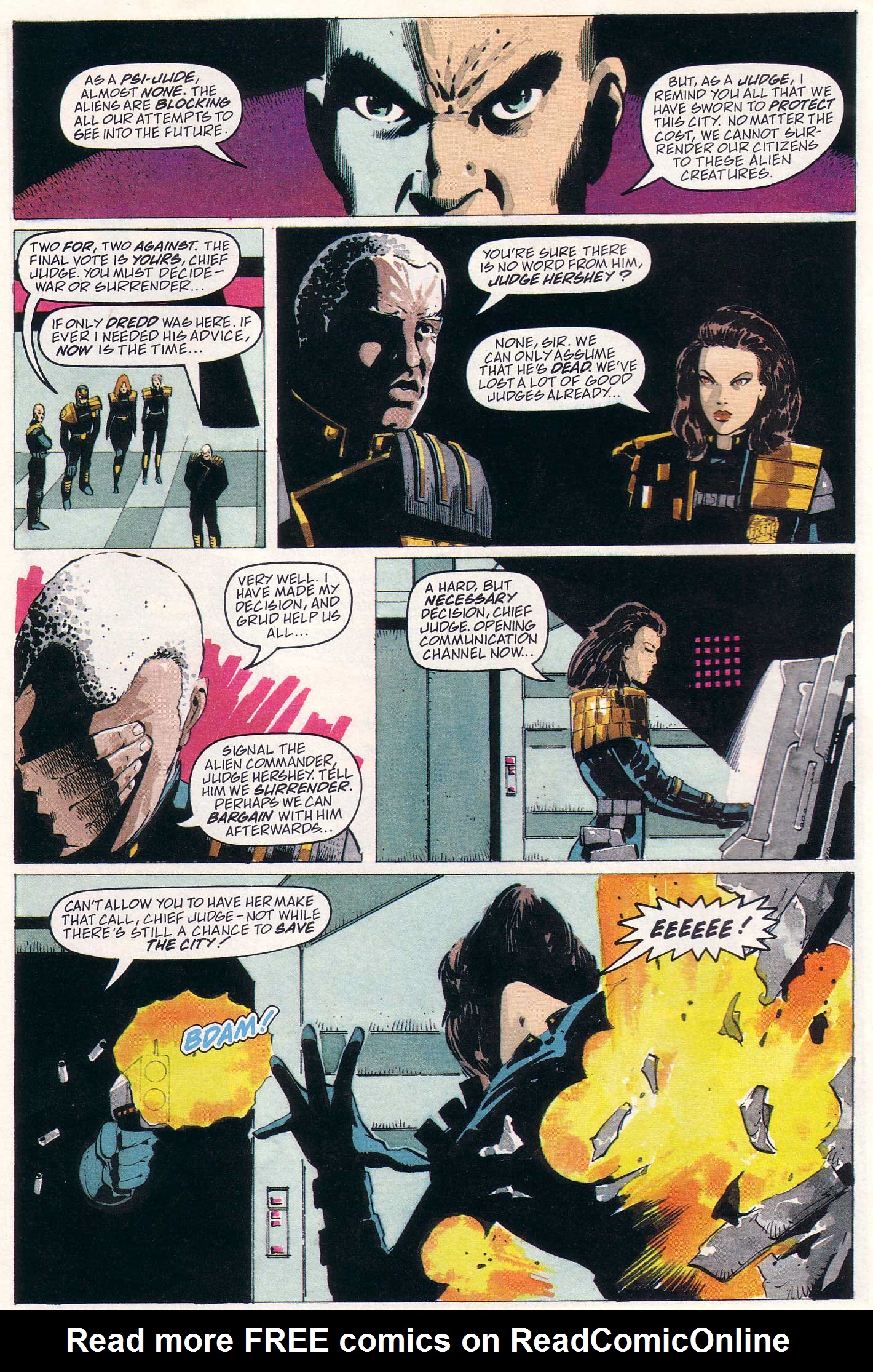 Read online Judge Dredd Lawman of the Future comic -  Issue #23 - 6