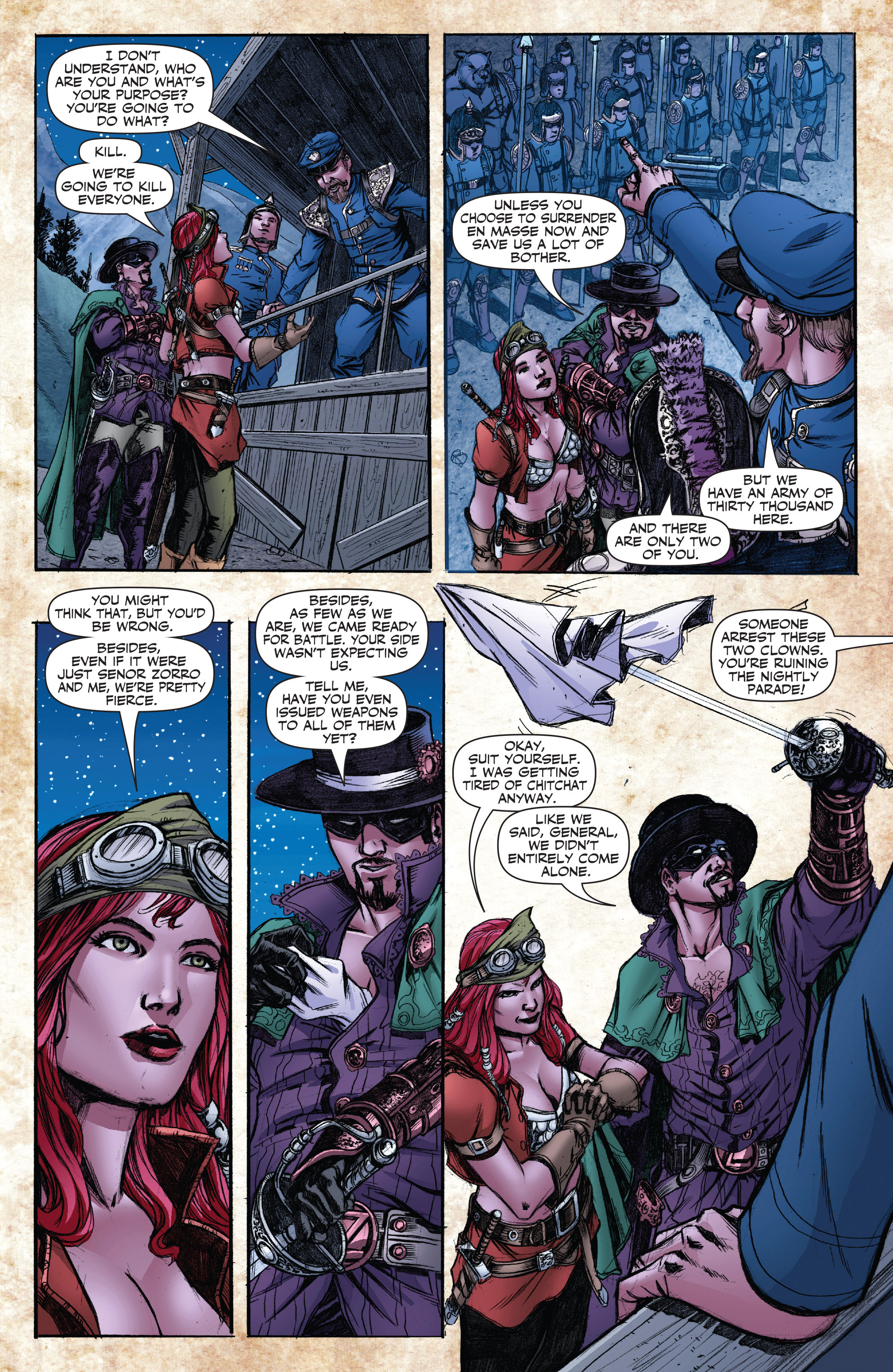 Read online Legenderry: A Steampunk Adventure comic -  Issue #7 - 17