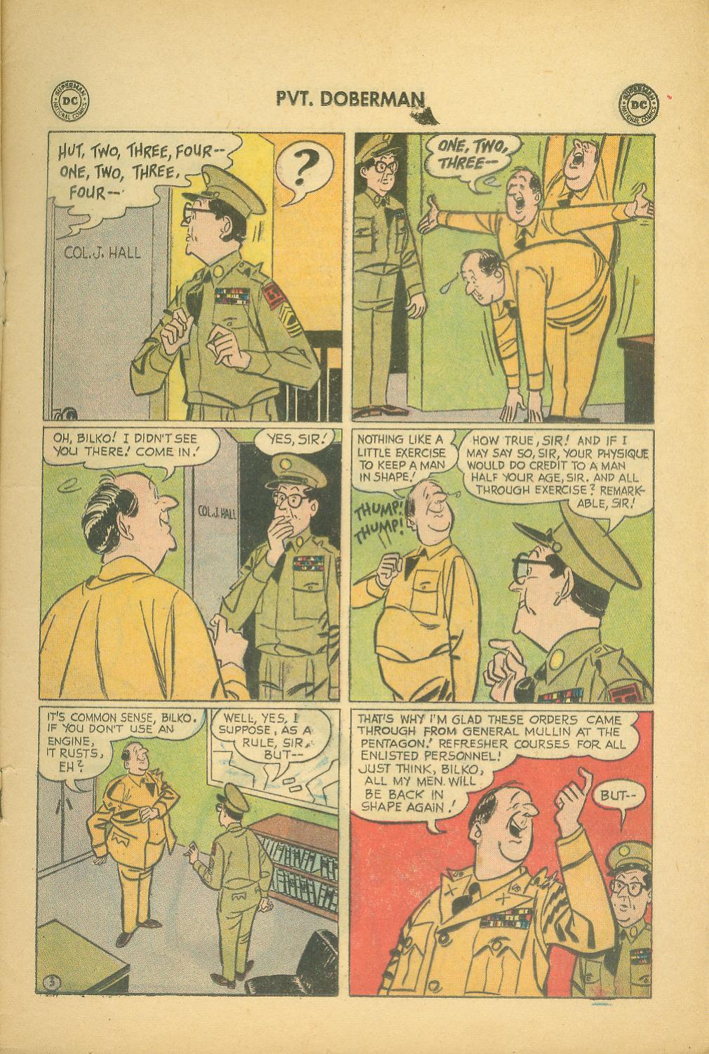 Read online Sgt. Bilko's Pvt. Doberman comic -  Issue #5 - 3