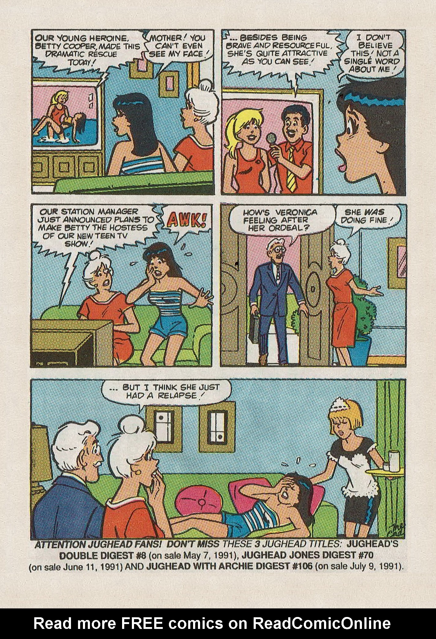 Read online Betty and Veronica Annual Digest Magazine comic -  Issue #5 - 107