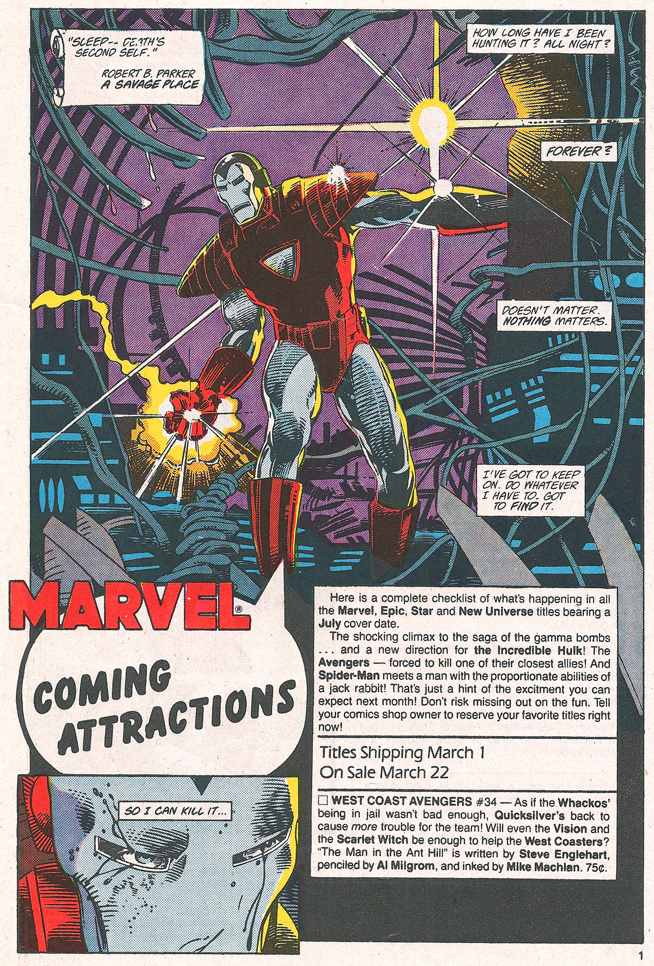 Read online Marvel Age comic -  Issue #63 - 3