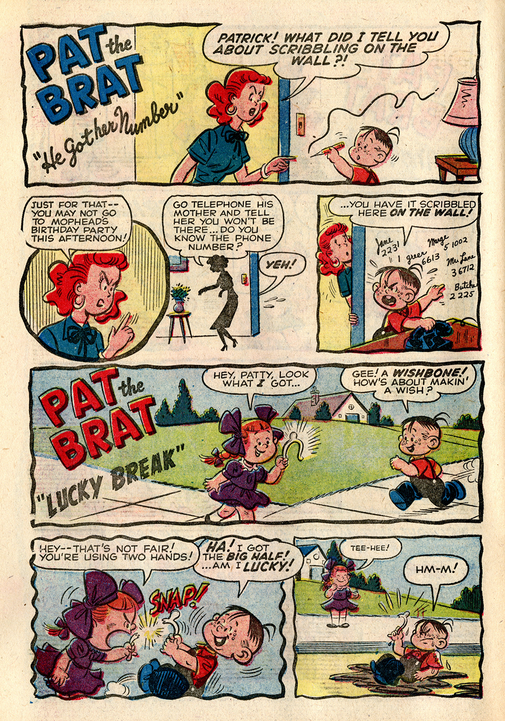 Read online Pat the Brat comic -  Issue #3 - 4