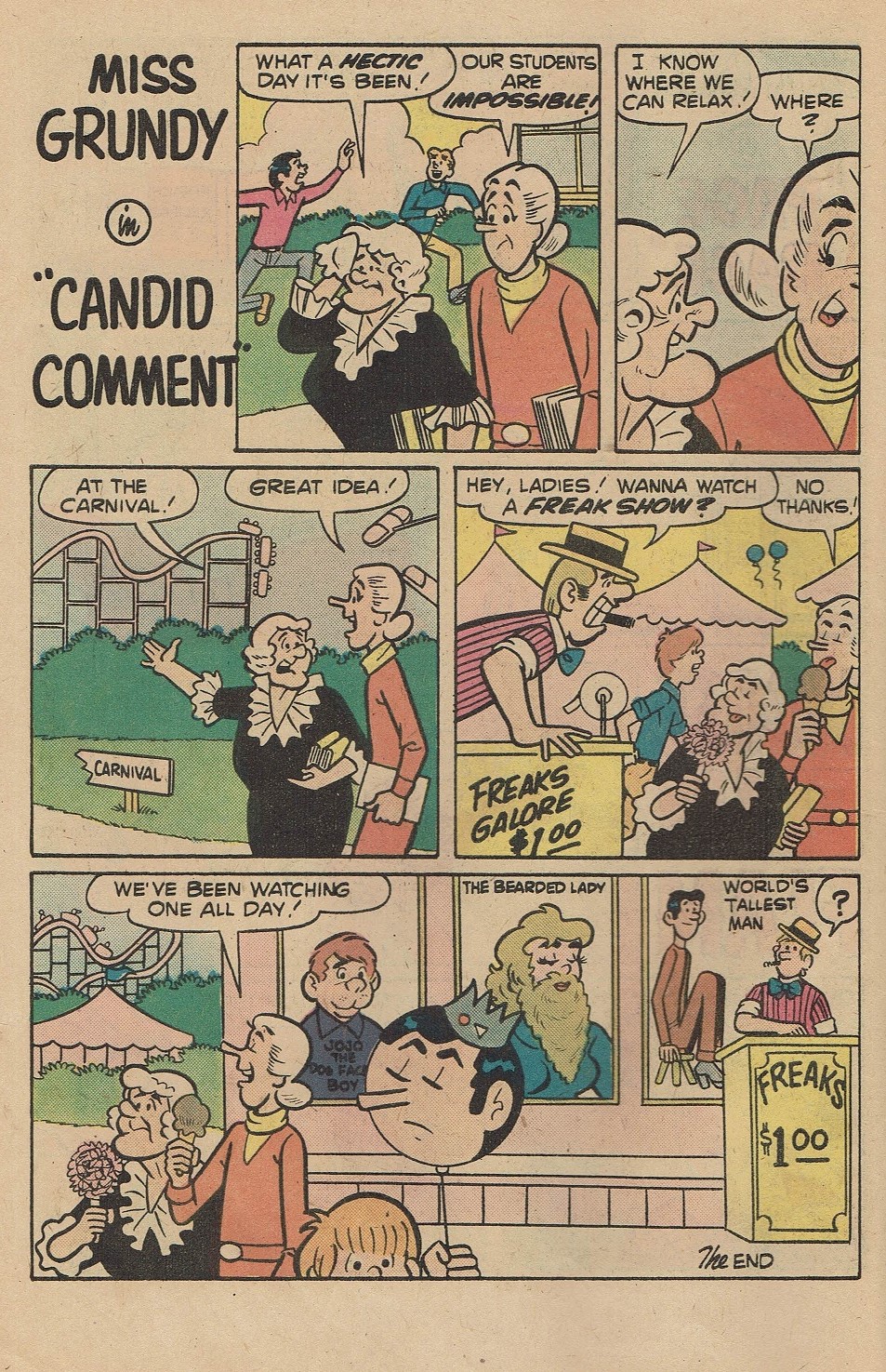 Read online Archie's Joke Book Magazine comic -  Issue #233 - 6