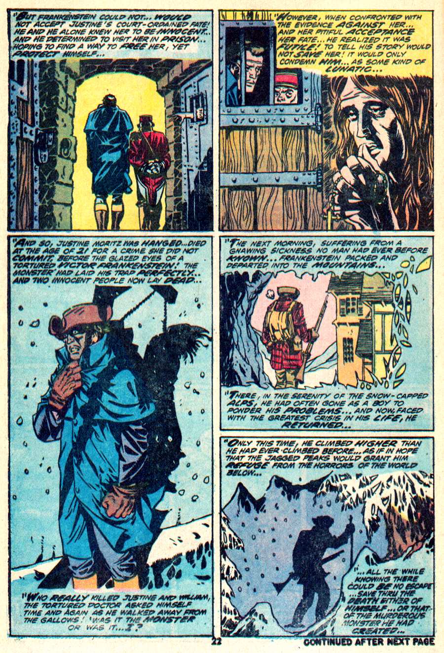 Read online Frankenstein (1973) comic -  Issue #1 - 16