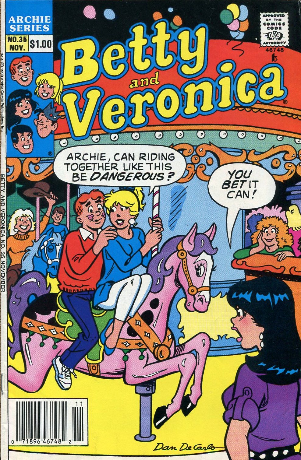 Read online Betty and Veronica (1987) comic -  Issue #35 - 1