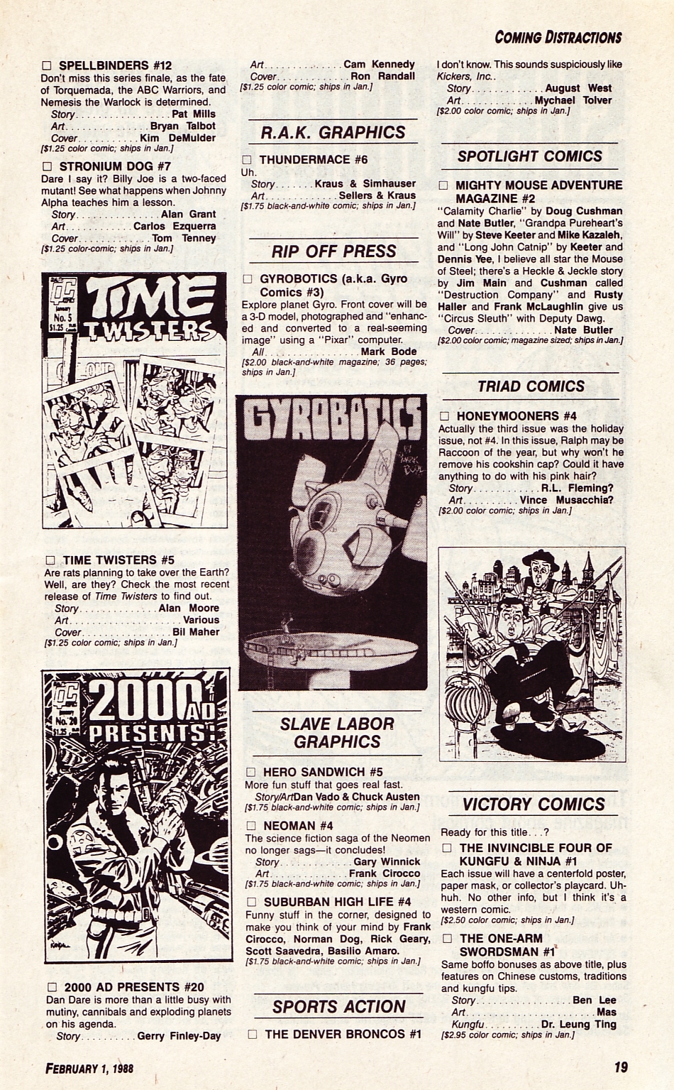 Read online Amazing Heroes comic -  Issue #134 - 19