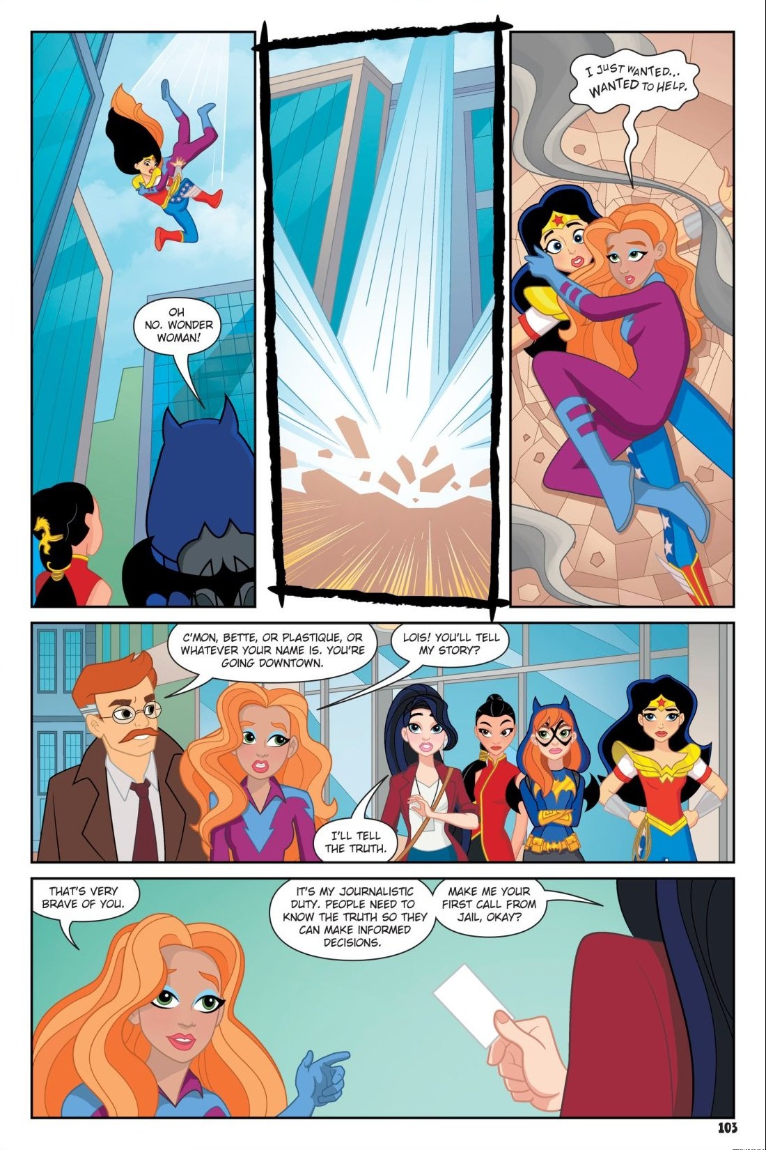 Read online DC Super Hero Girls: Date With Disaster comic -  Issue # TPB - 102