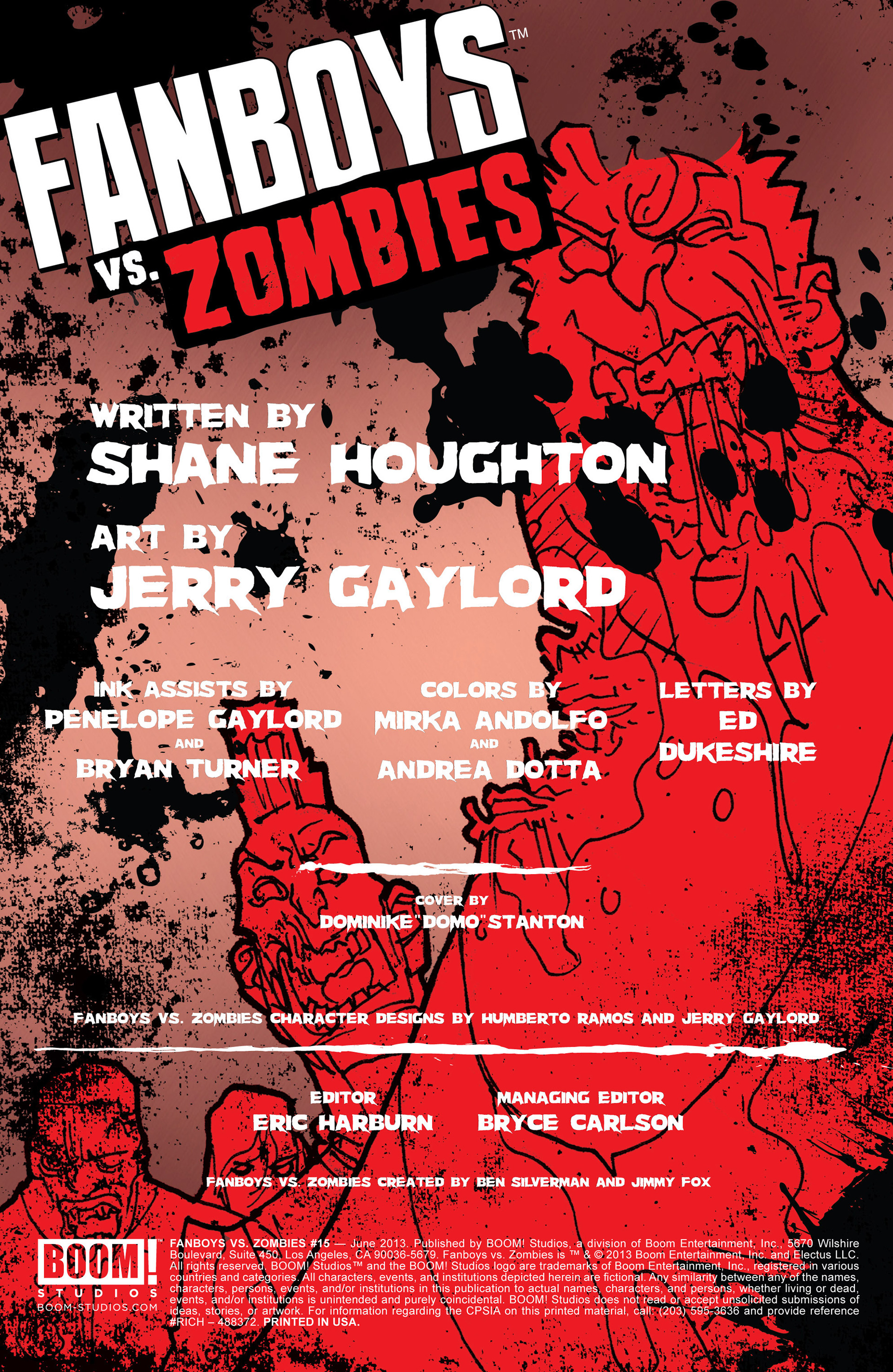 Read online Fanboys vs. Zombies comic -  Issue #15 - 2