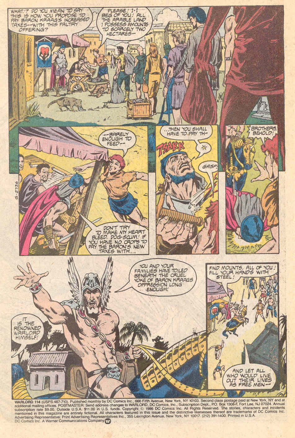 Read online Warlord (1976) comic -  Issue #114 - 2
