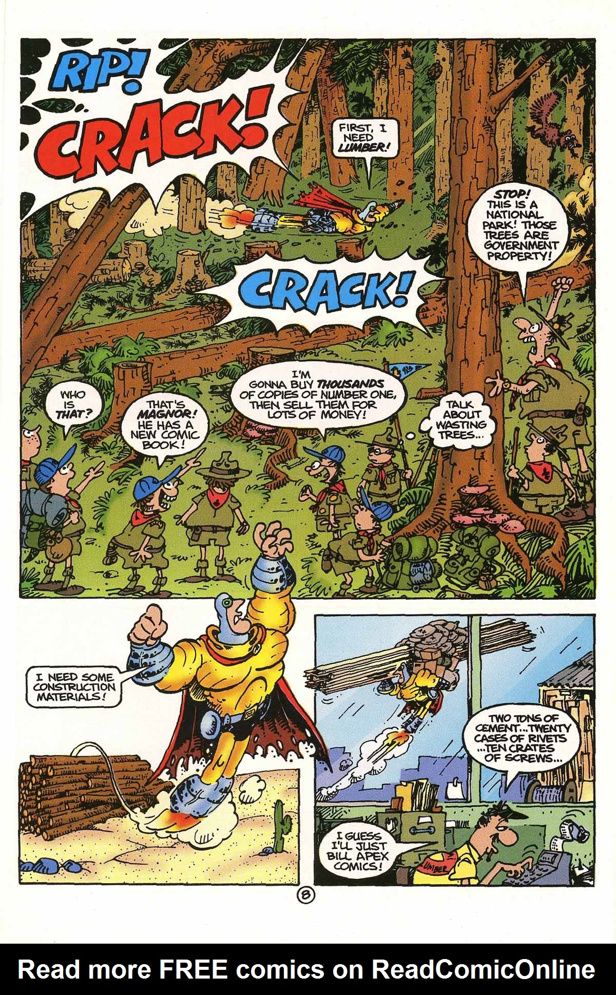 Read online The Mighty Magnor comic -  Issue #4 - 10