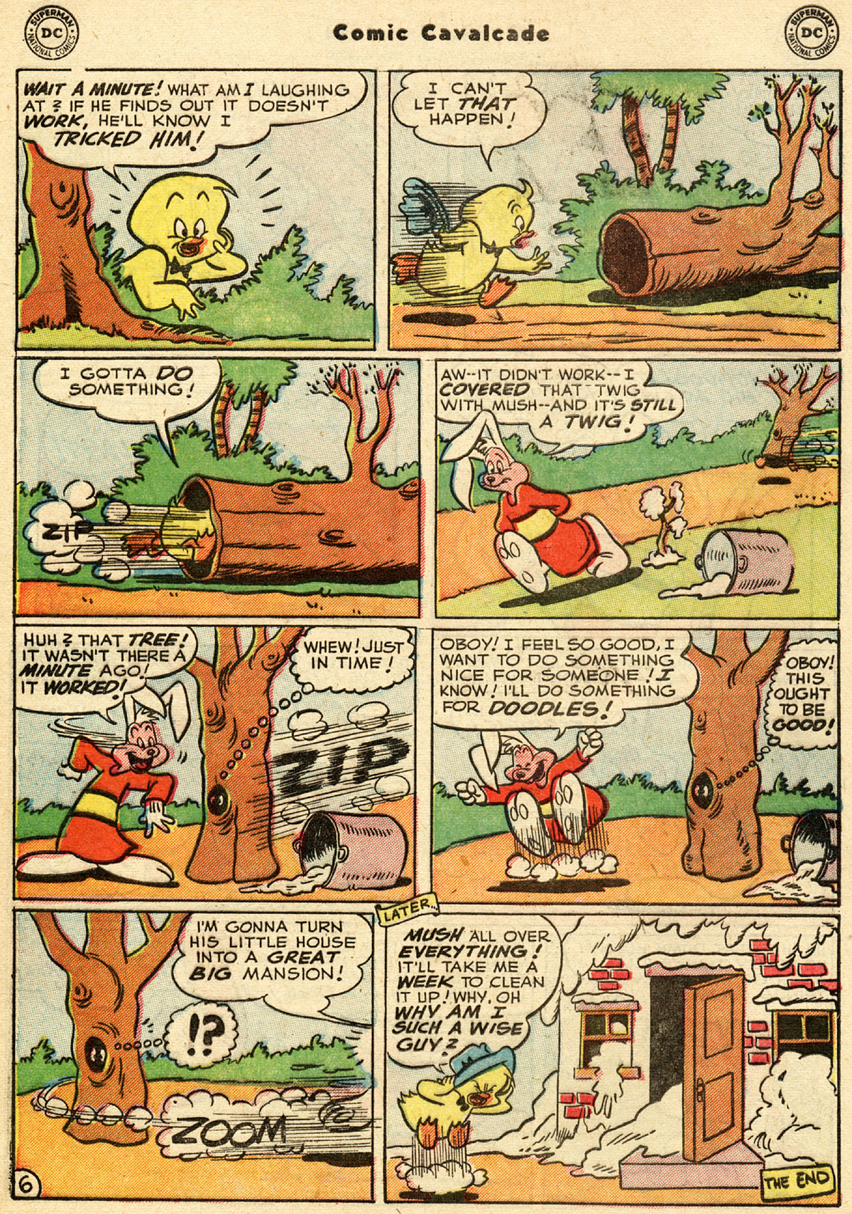 Read online Comic Cavalcade comic -  Issue #50 - 52