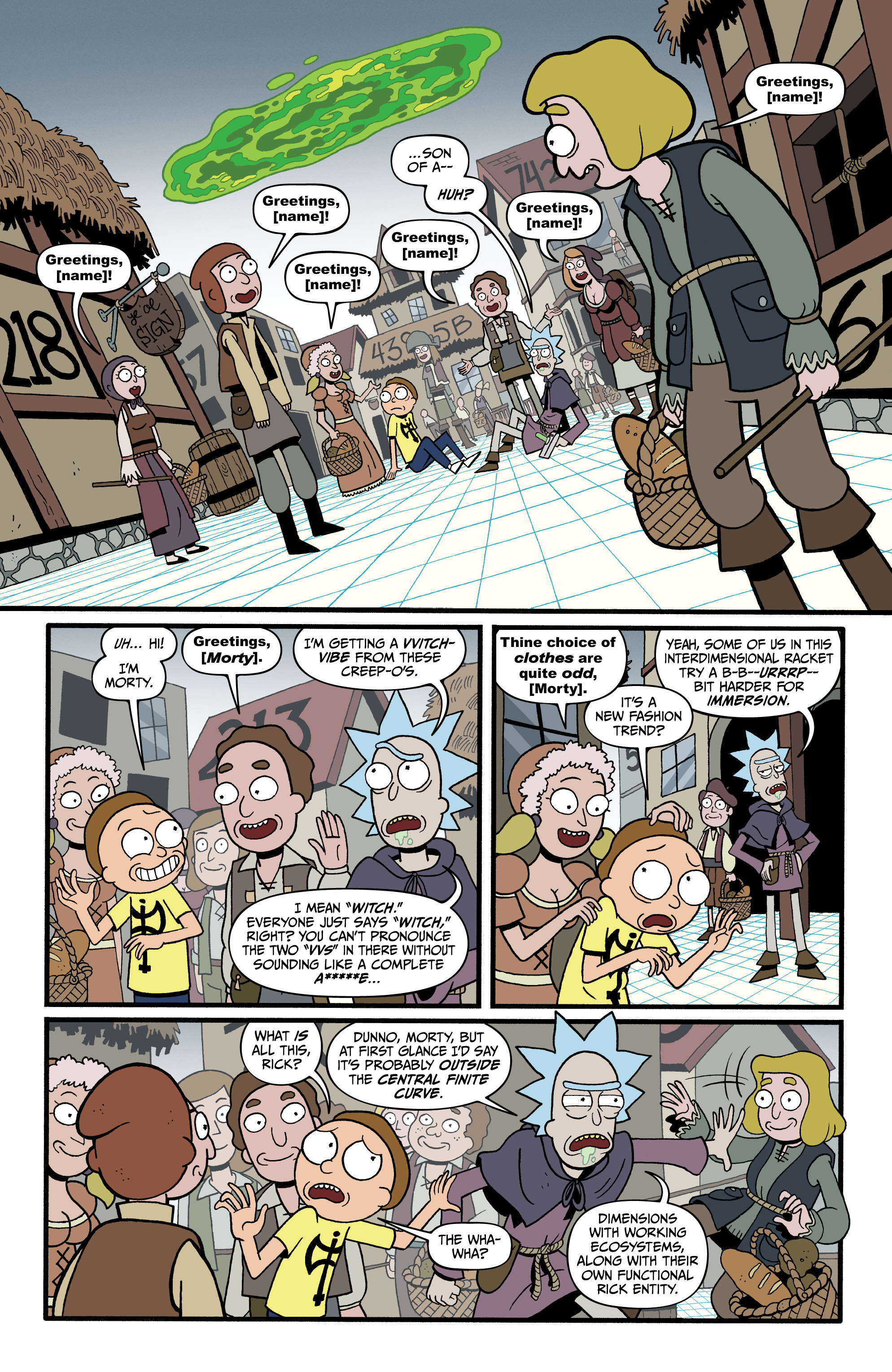 Read online Rick and Morty vs. Dungeons & Dragons II: Painscape comic -  Issue #1 - 12