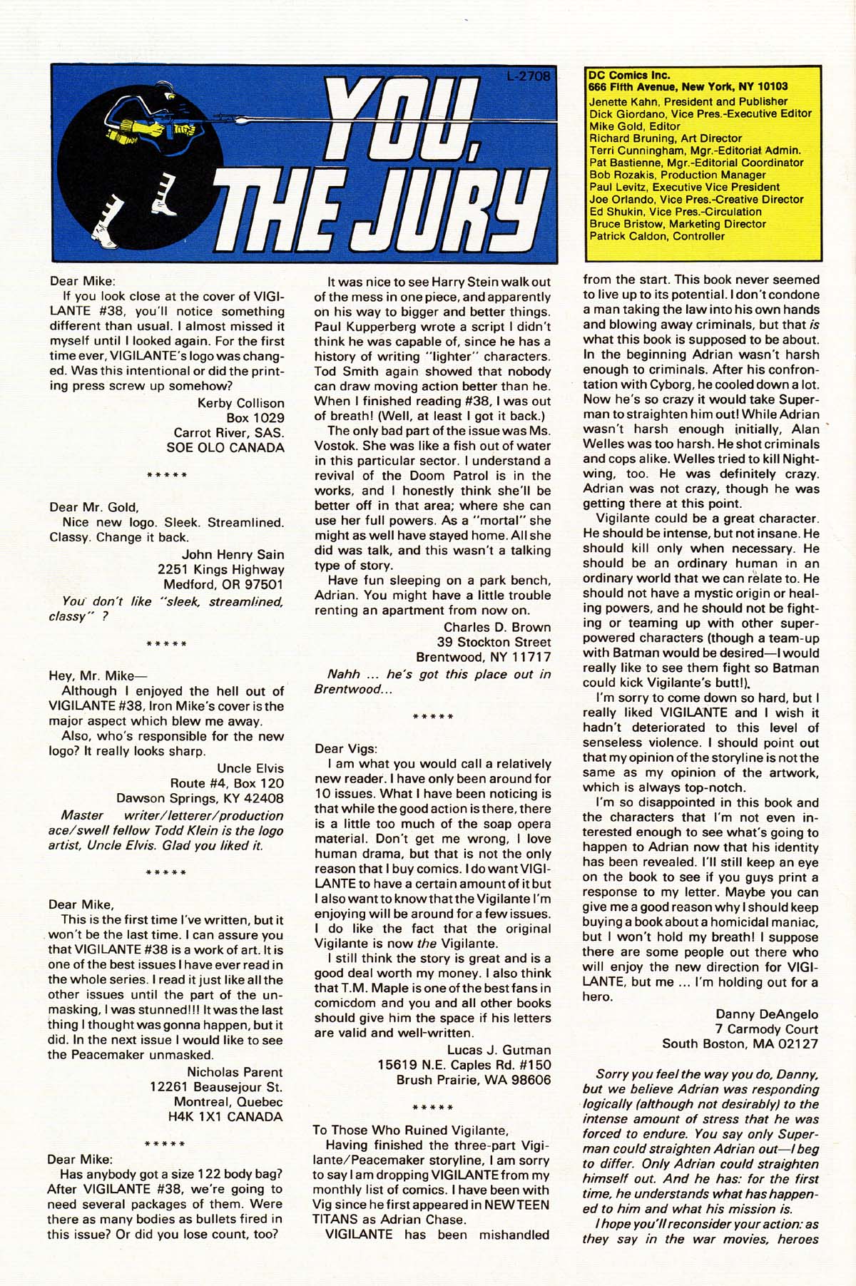 Read online Vigilante (1983) comic -  Issue #42 - 32