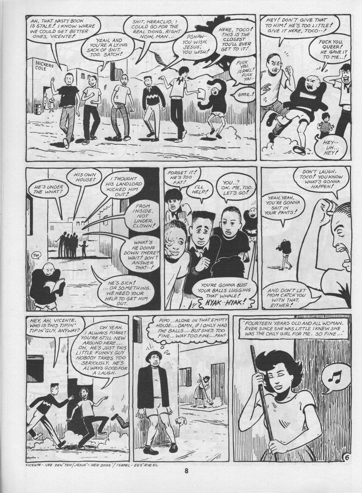 Read online Love and Rockets (1982) comic -  Issue #3 - 10