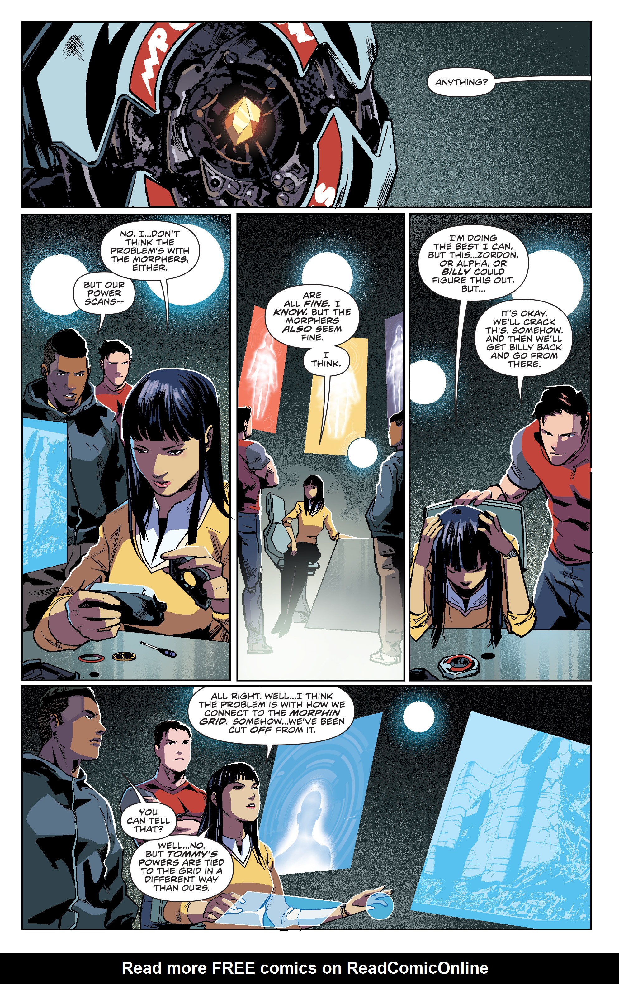 Read online Mighty Morphin Power Rangers comic -  Issue #7 - 8