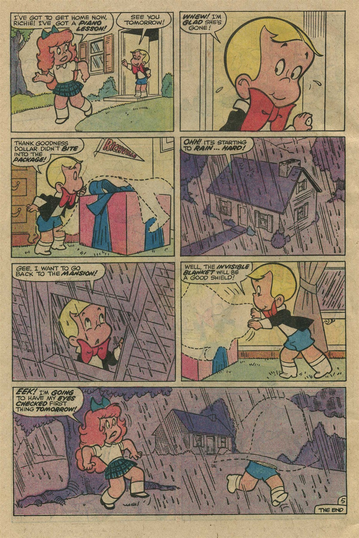 Read online Richie Rich & His Girl Friends comic -  Issue #7 - 31