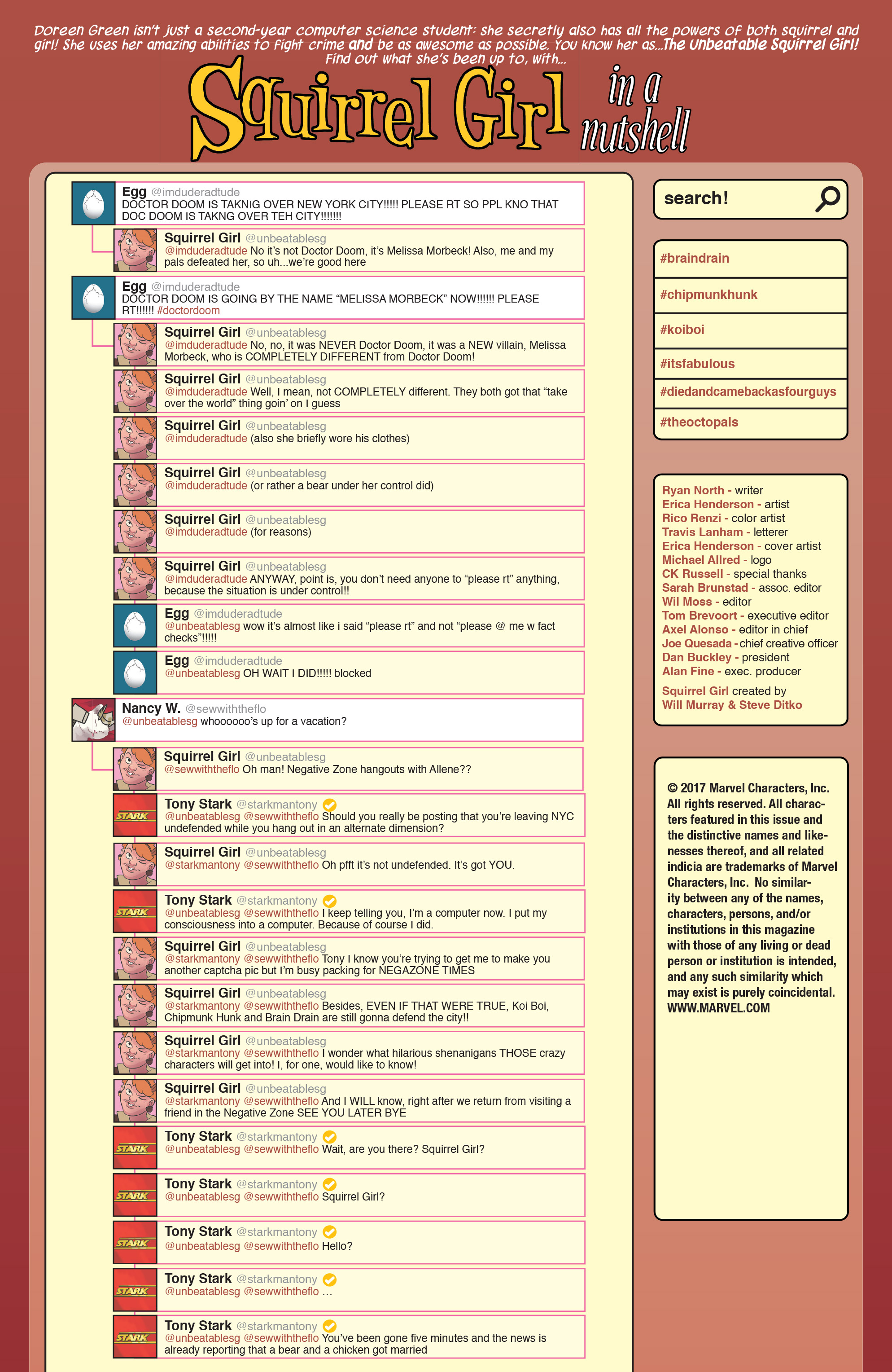 Read online The Unbeatable Squirrel Girl II comic -  Issue #21 - 2