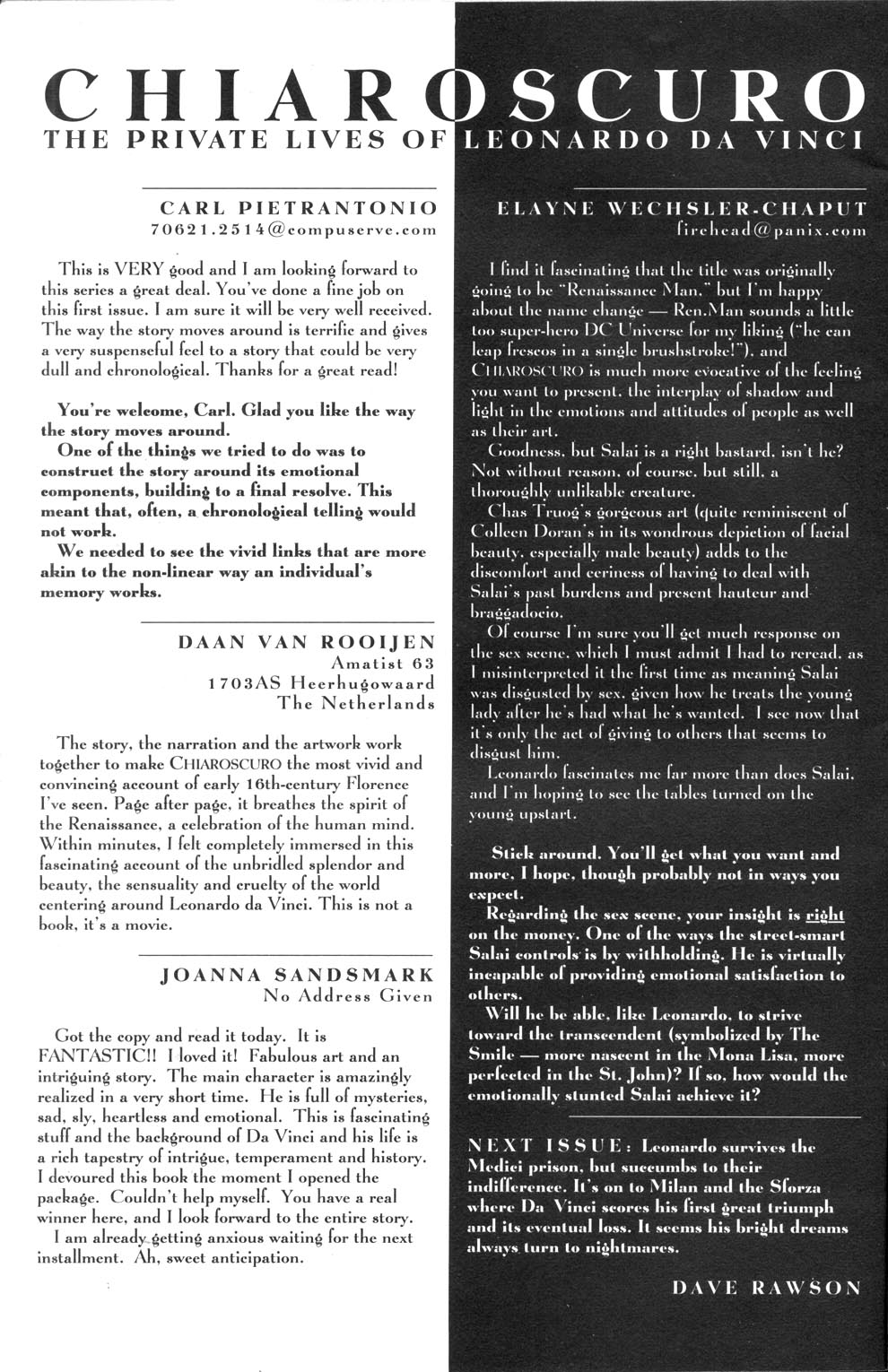 Read online Chiaroscuro comic -  Issue #3 - 27