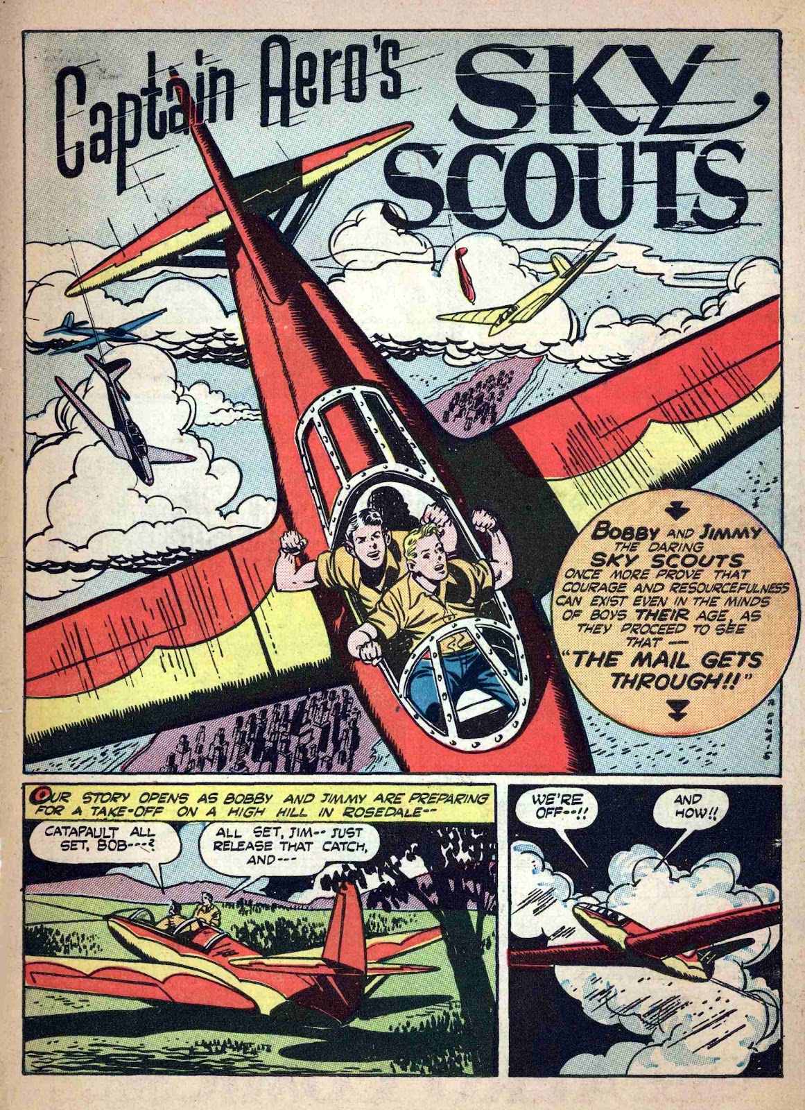 Captain Aero Comics issue 22 - Page 45