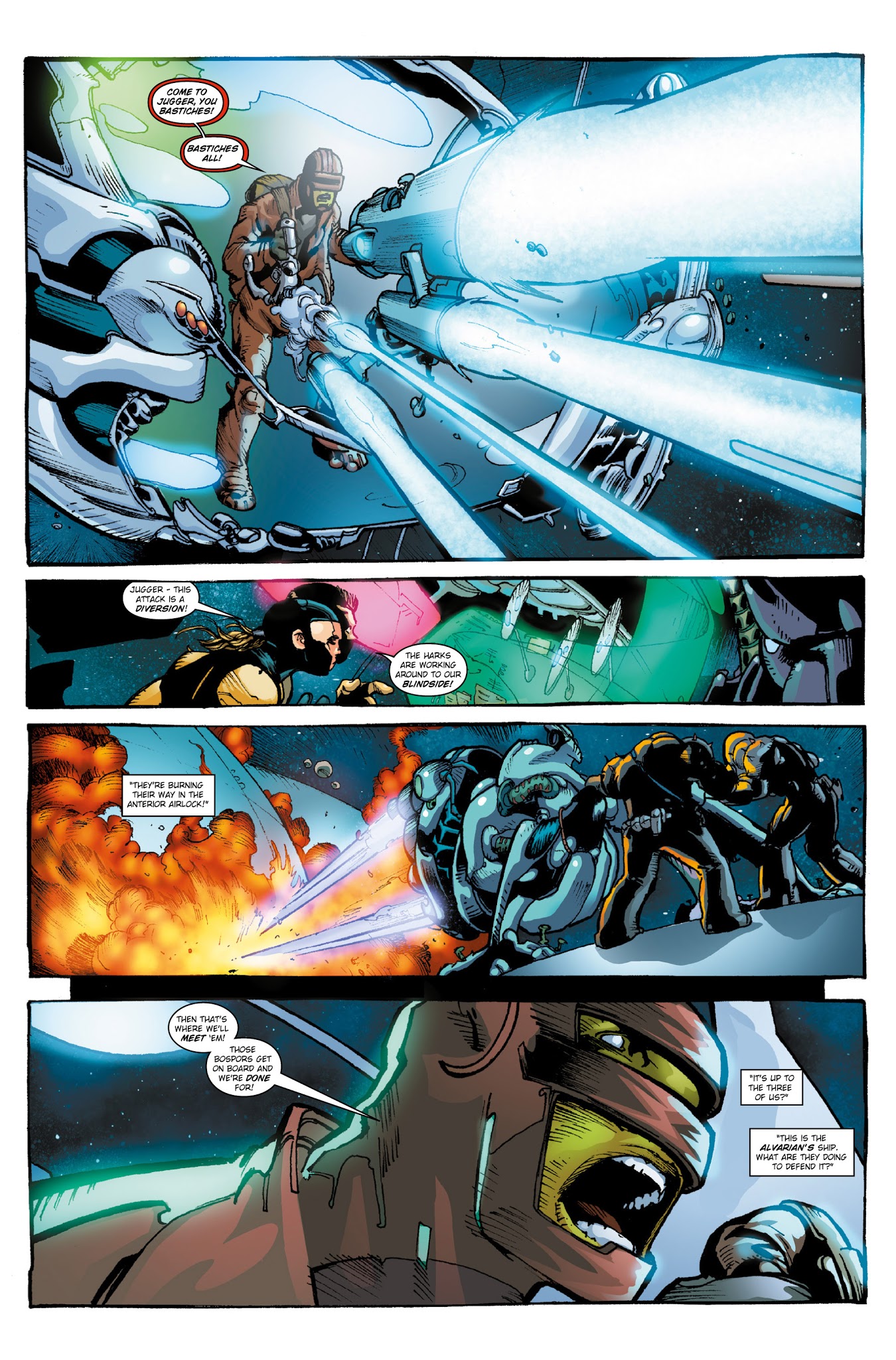 Read online Alien Legion: Uncivil War comic -  Issue # TPB - 97
