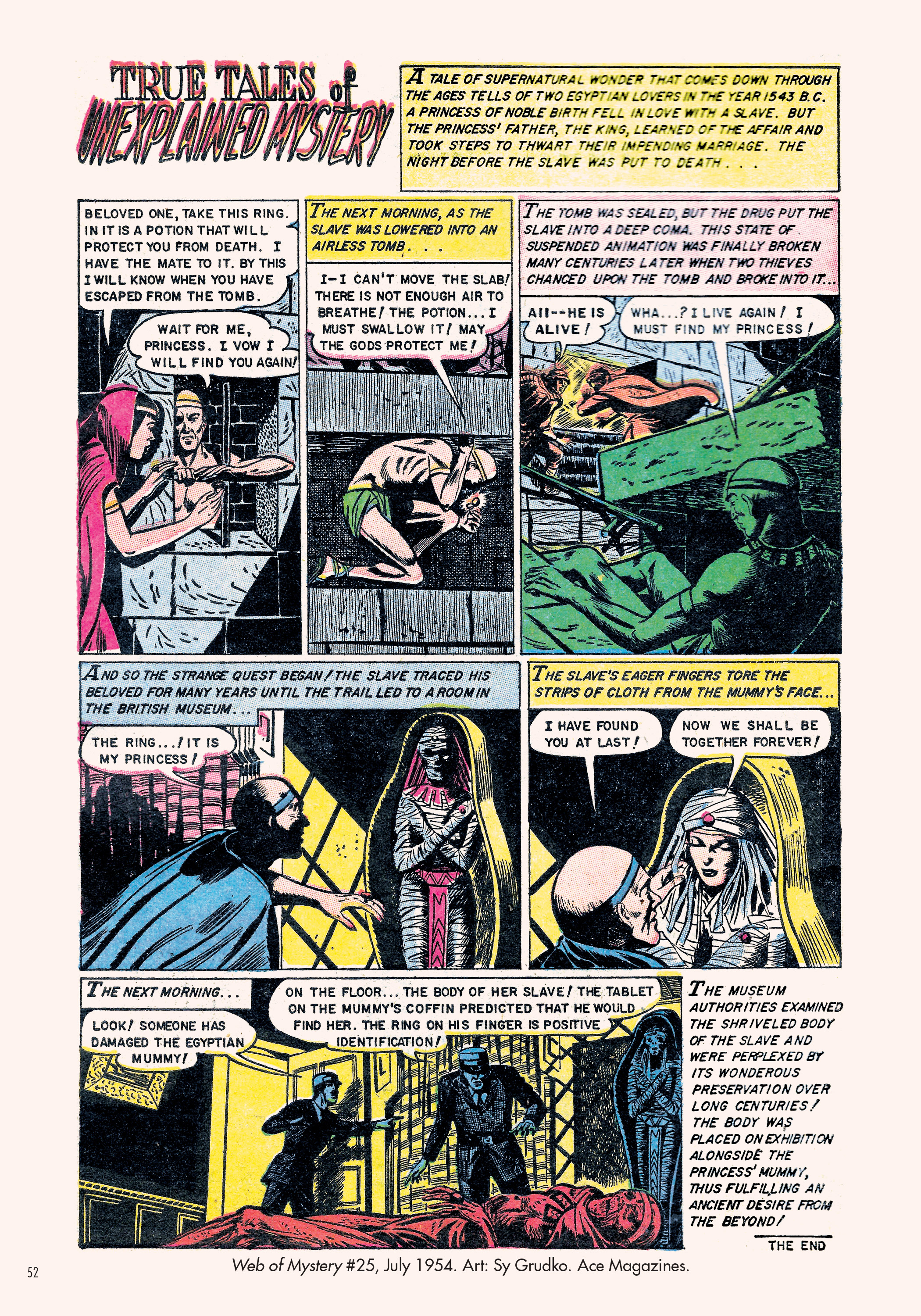 Read online Classic Monsters of Pre-Code Horror Comics: Mummies comic -  Issue # TPB - 52