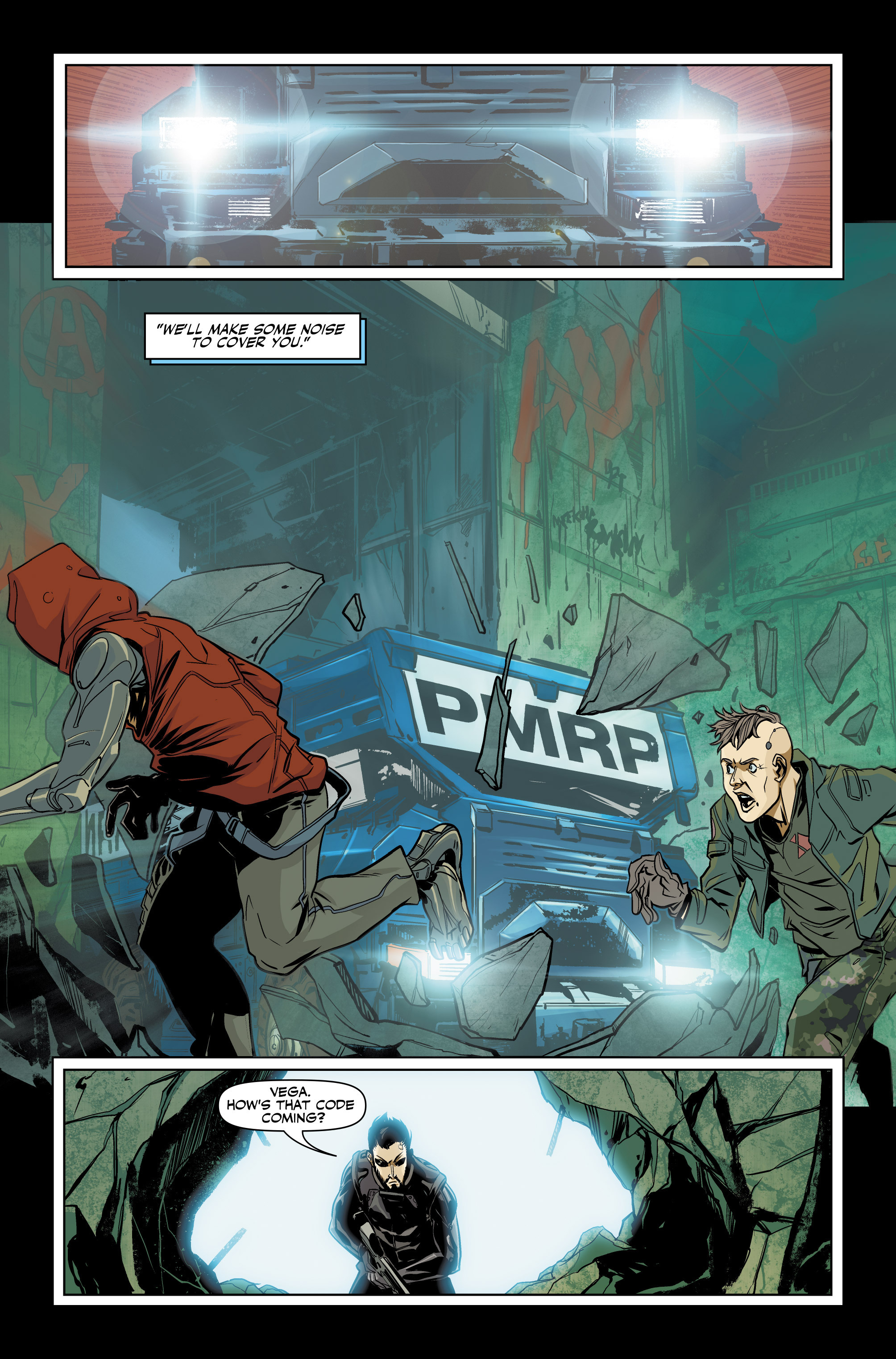 Read online Deus Ex: Children's Crusade comic -  Issue #5 - 11