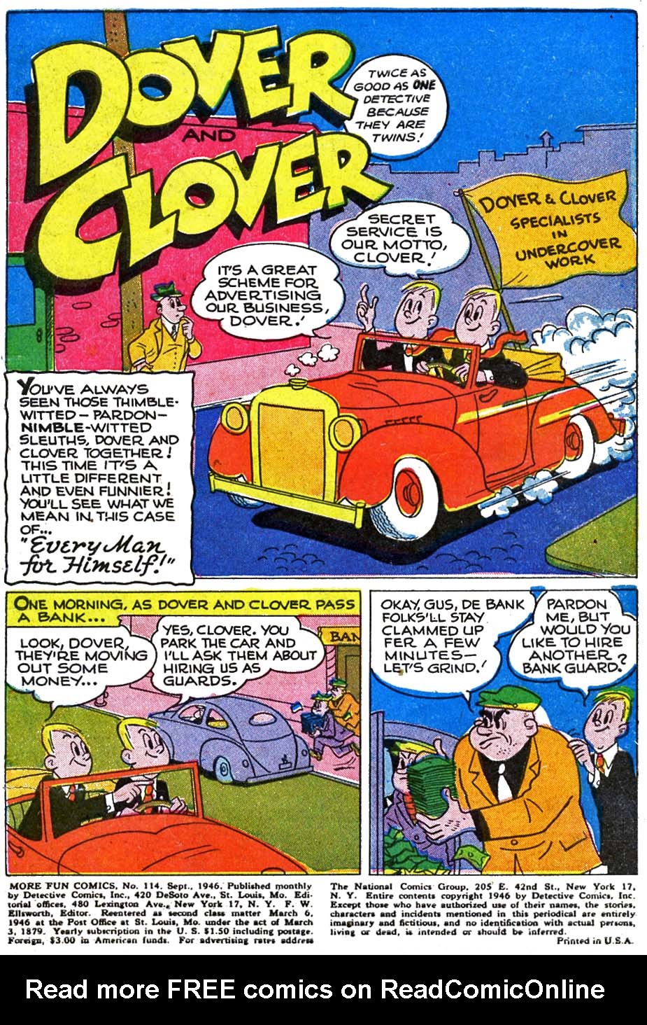 Read online More Fun Comics comic -  Issue #114 - 56