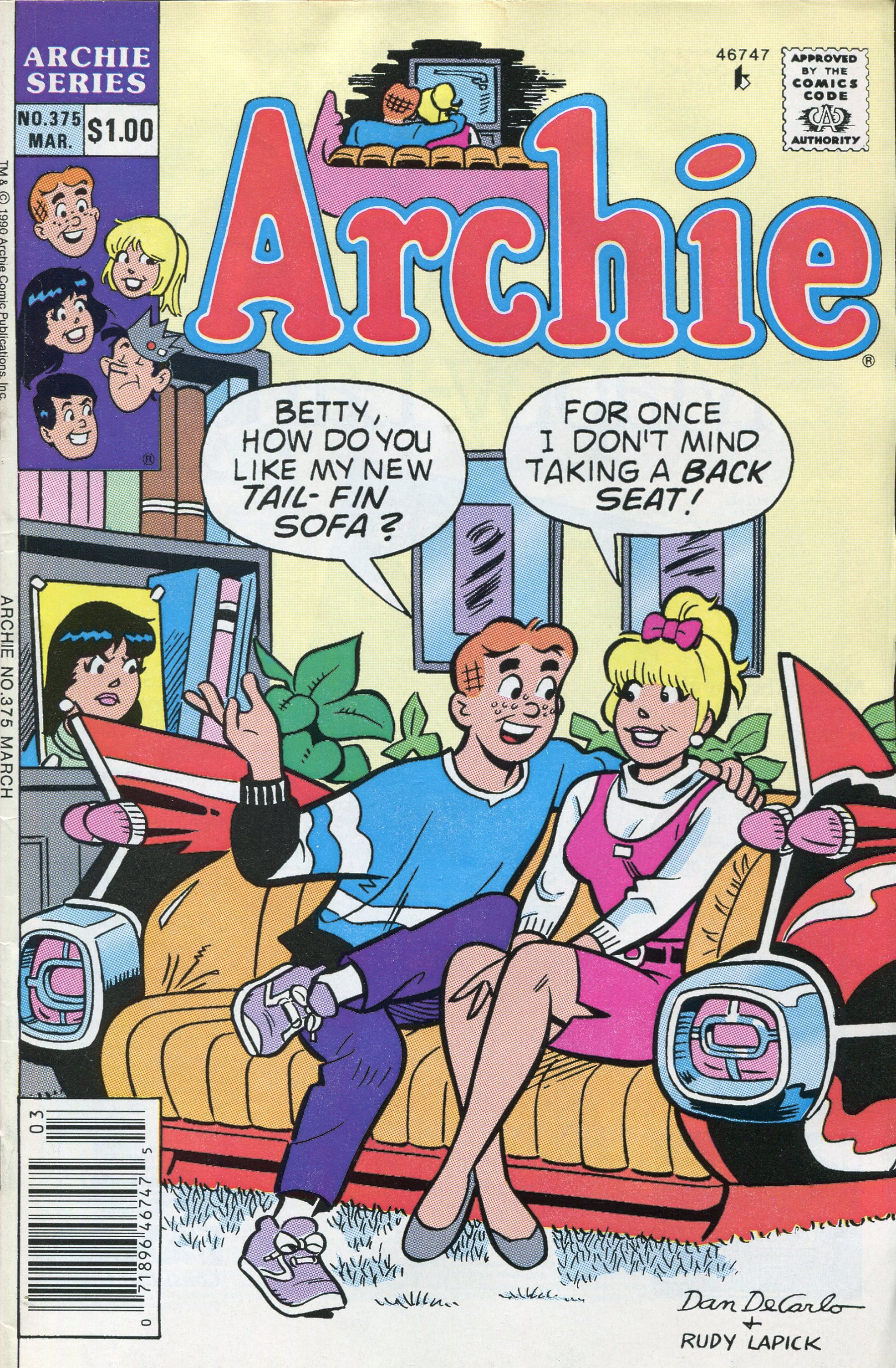 Read online Archie (1960) comic -  Issue #375 - 1