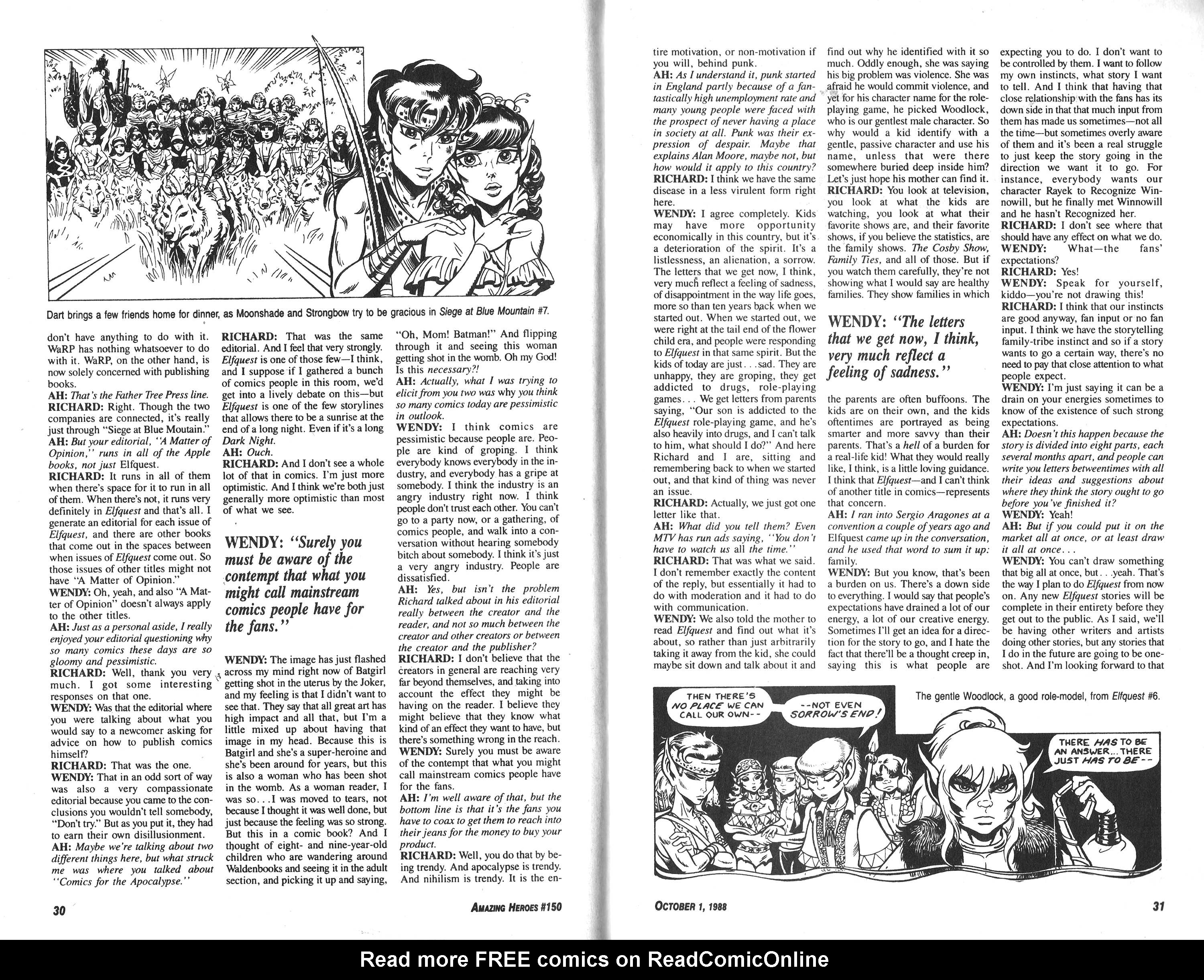 Read online Amazing Heroes comic -  Issue #150 - 16