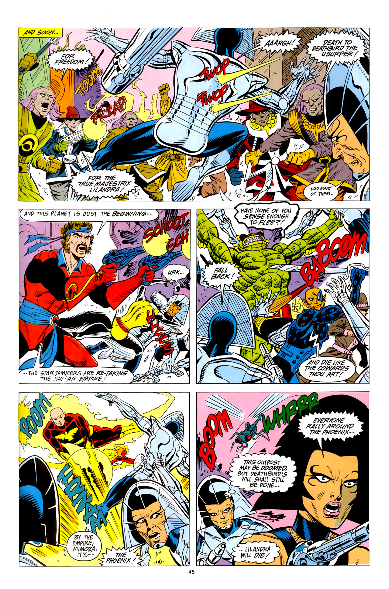 Read online X-Men Spotlight On...Starjammers comic -  Issue #2 - 47