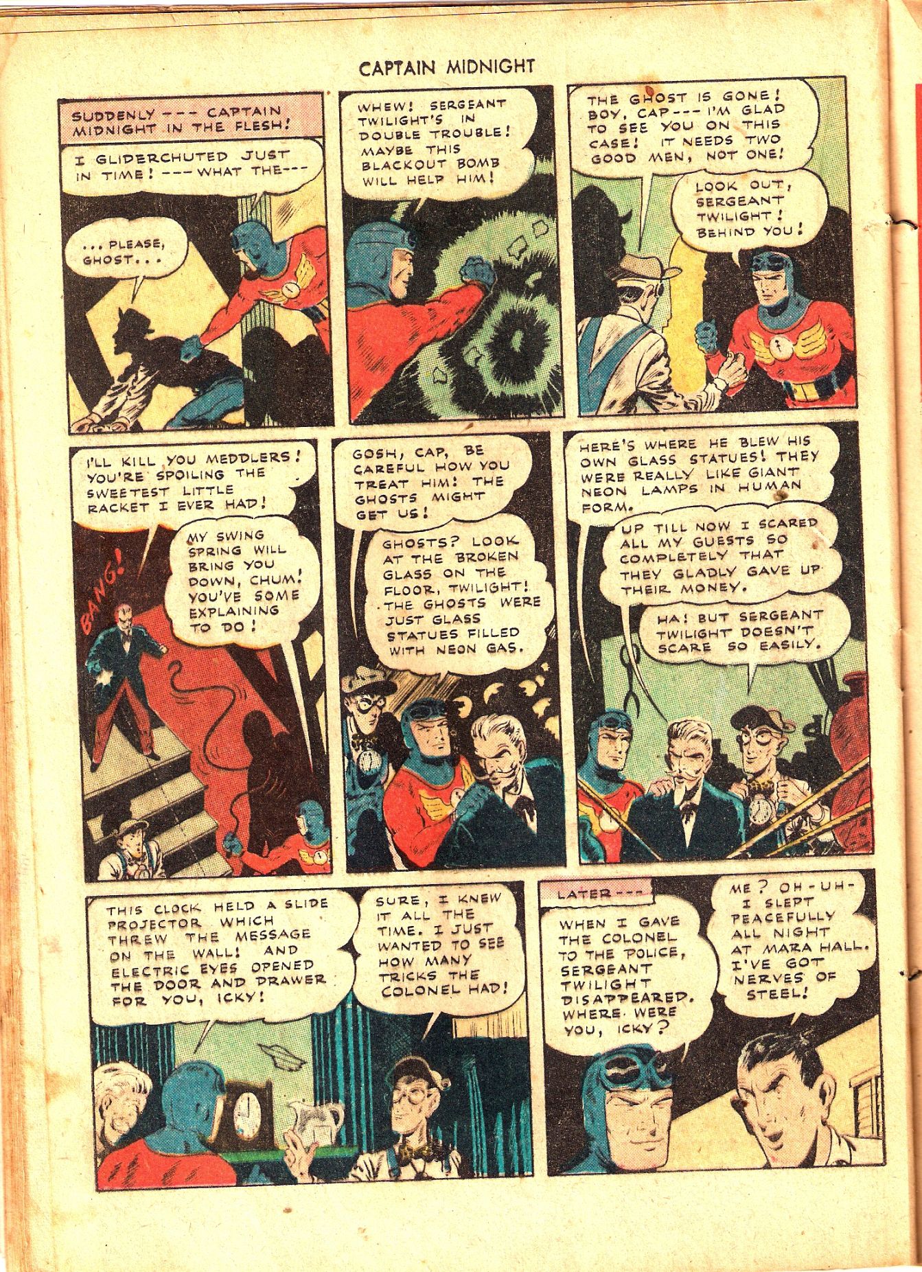 Read online Captain Midnight (1942) comic -  Issue #26 - 20