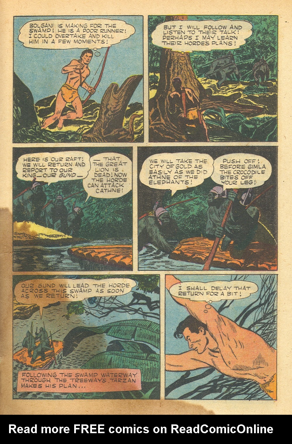 Read online Tarzan (1948) comic -  Issue #54 - 33