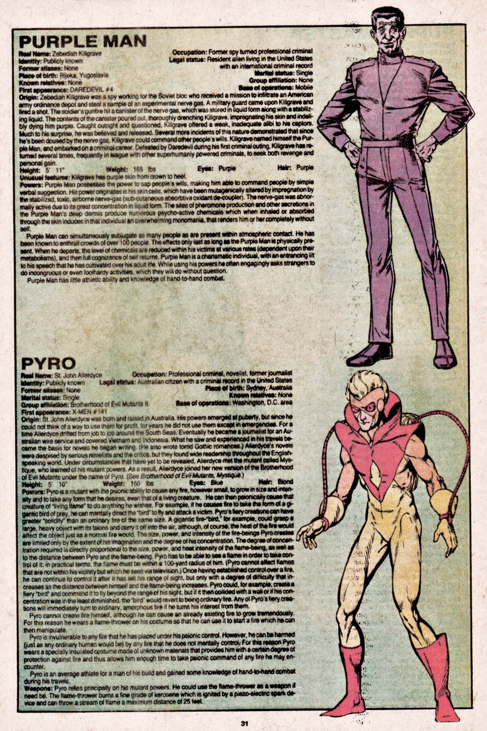 The Official Handbook of the Marvel Universe issue 8 - Page 32