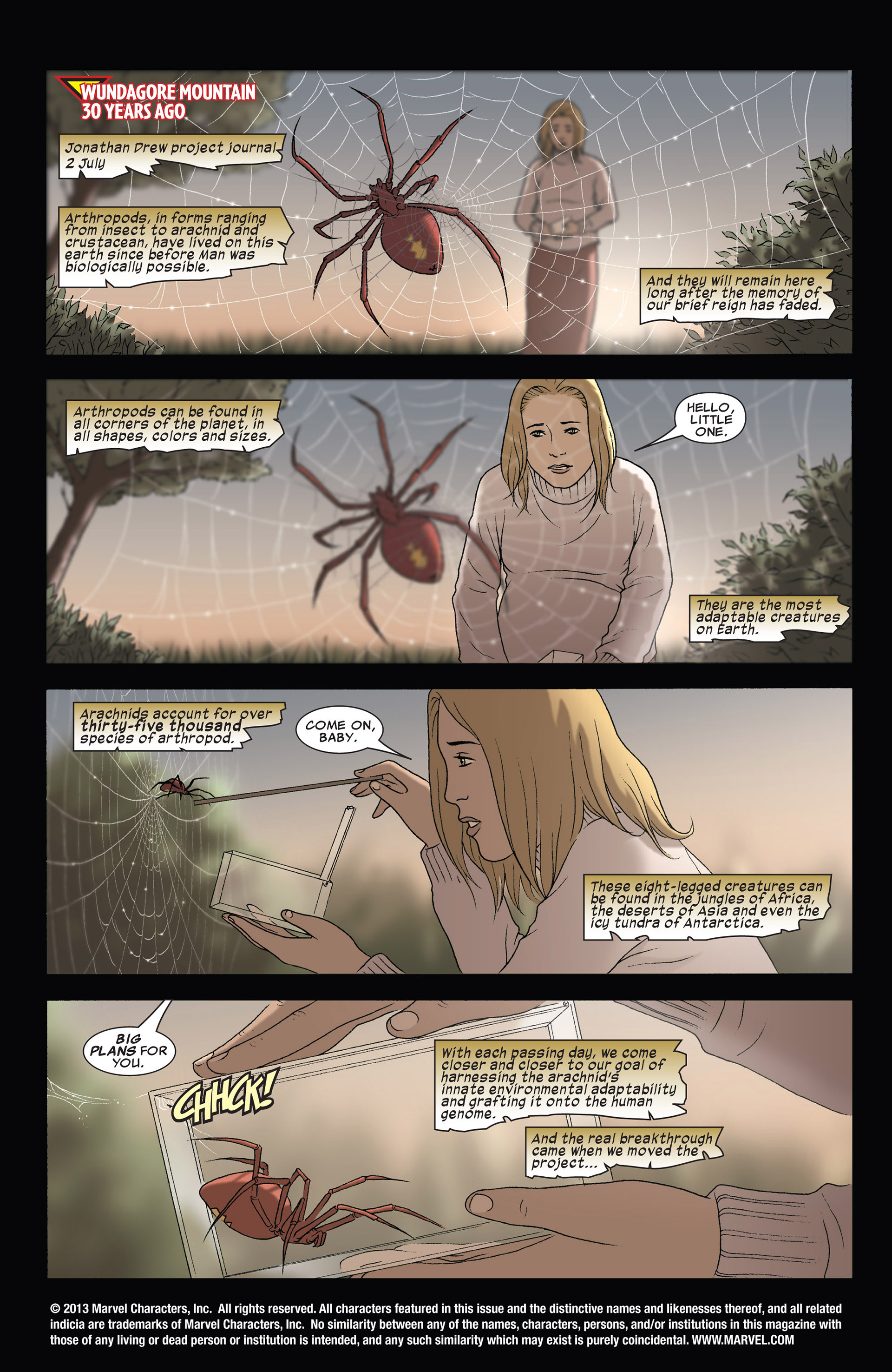 Read online Spider-Woman: Origin comic -  Issue #1 - 2