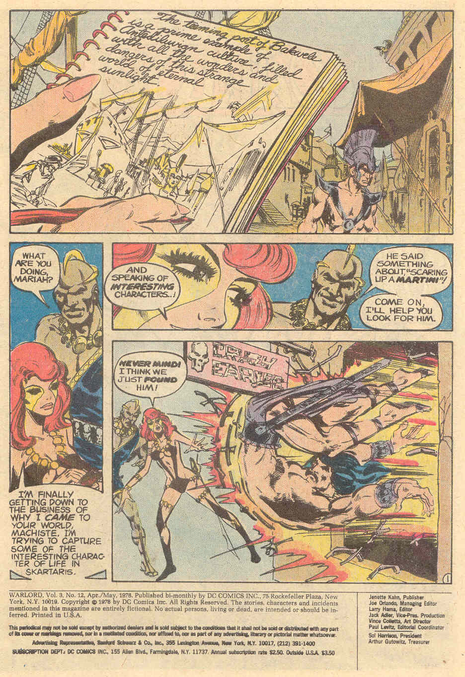 Read online Warlord (1976) comic -  Issue #12 - 2