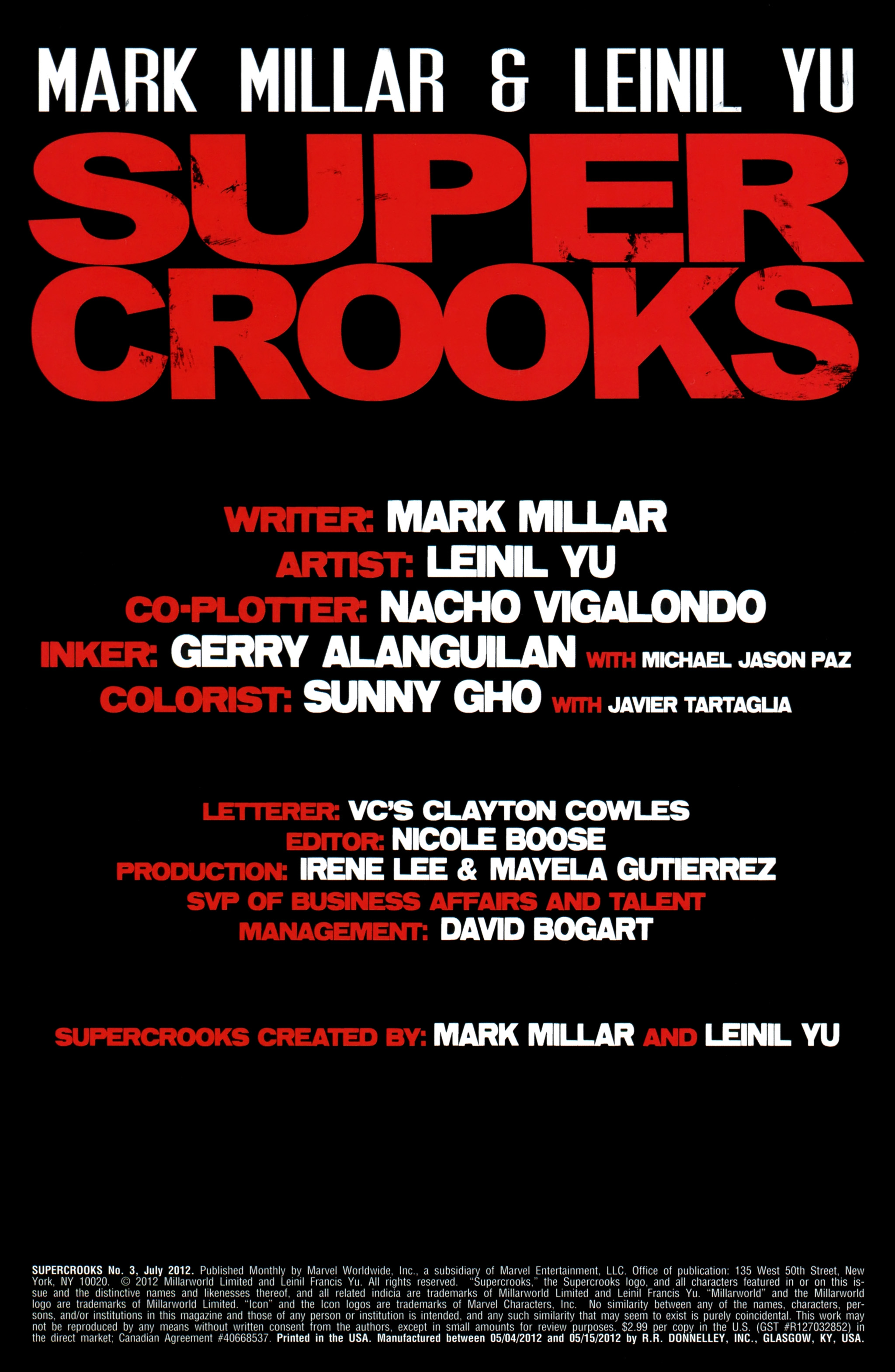 Read online Supercrooks comic -  Issue #3 - 2