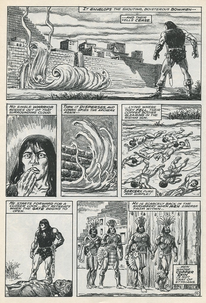 Read online The Savage Sword Of Conan comic -  Issue #223 - 17